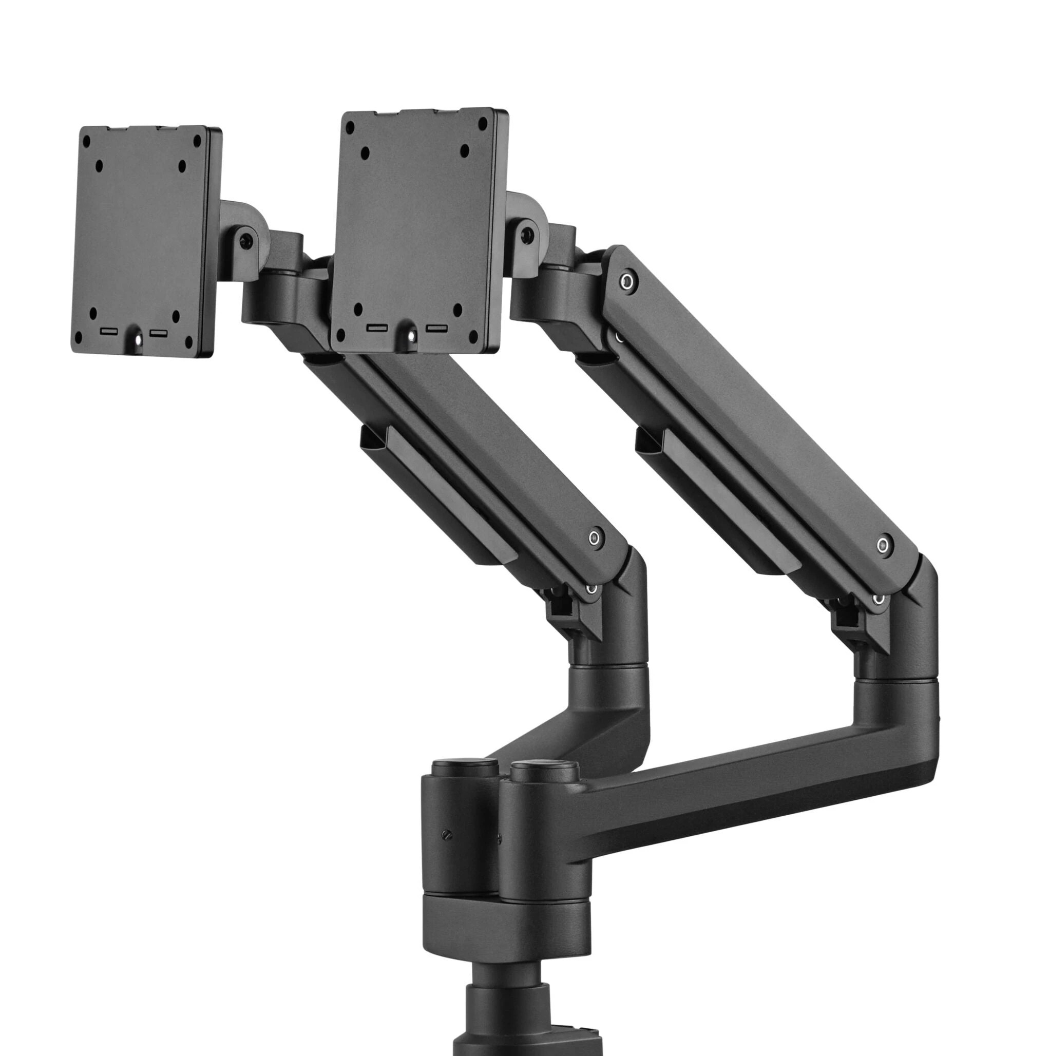 2 Brateck Fabulous Pole Mount Gas Spring Dual Monitor Arm 17-35" - Black, 2 of 5
