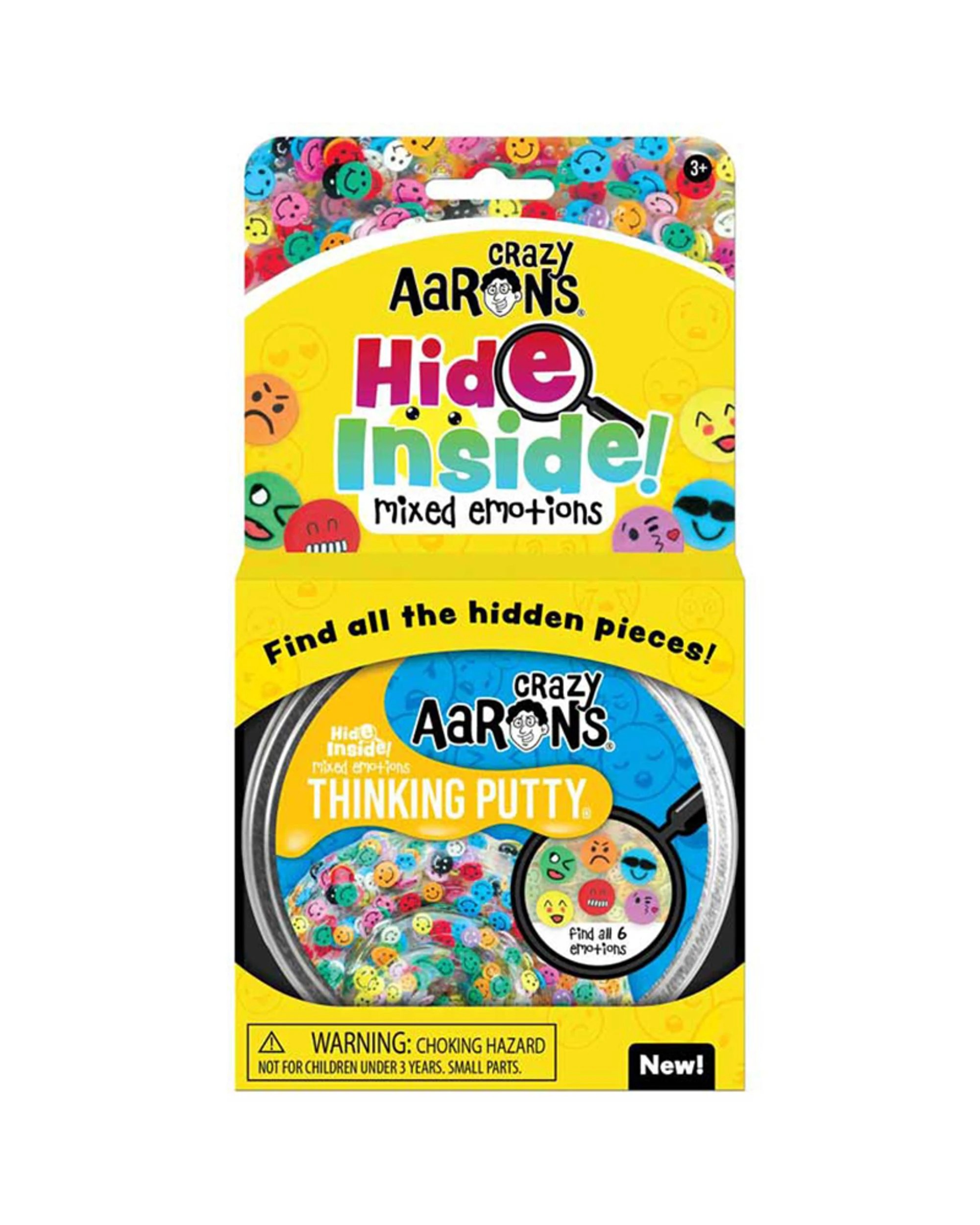 1 Crazy Aaron's Thinking Putty Hide Inside Mixed Emotions 4 inch Tin - Multi, 1 of 1