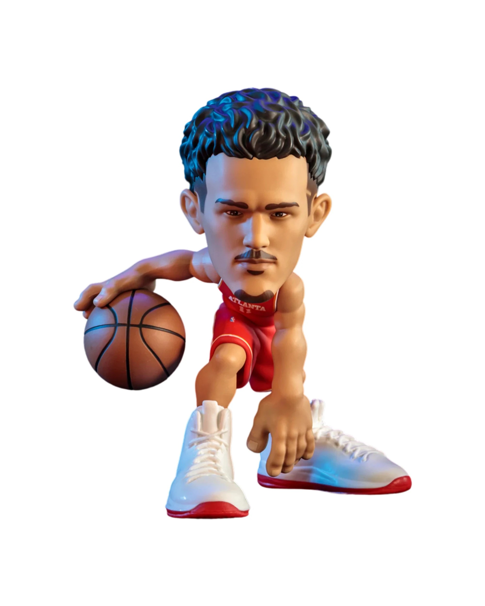 3 NBA Basketball Trae Young Atlanta Hawks Minis Figure Toy 6in Limited Edition - Red, 3 of 3