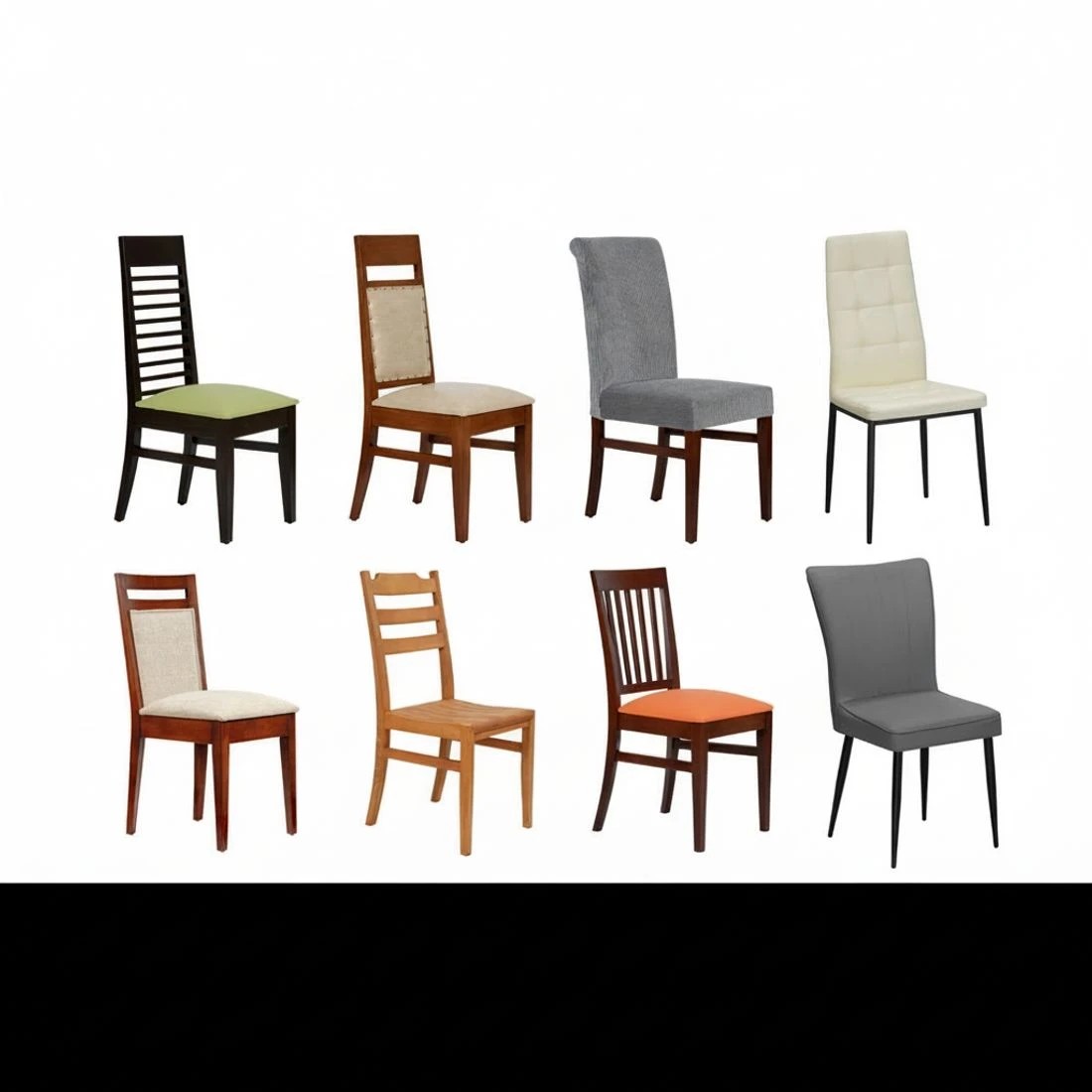 5 Artiss Dining Chair Covers 4x Slipcovers Spandex Stretch Banquet Party Dark - Charcoal, 5 of 6