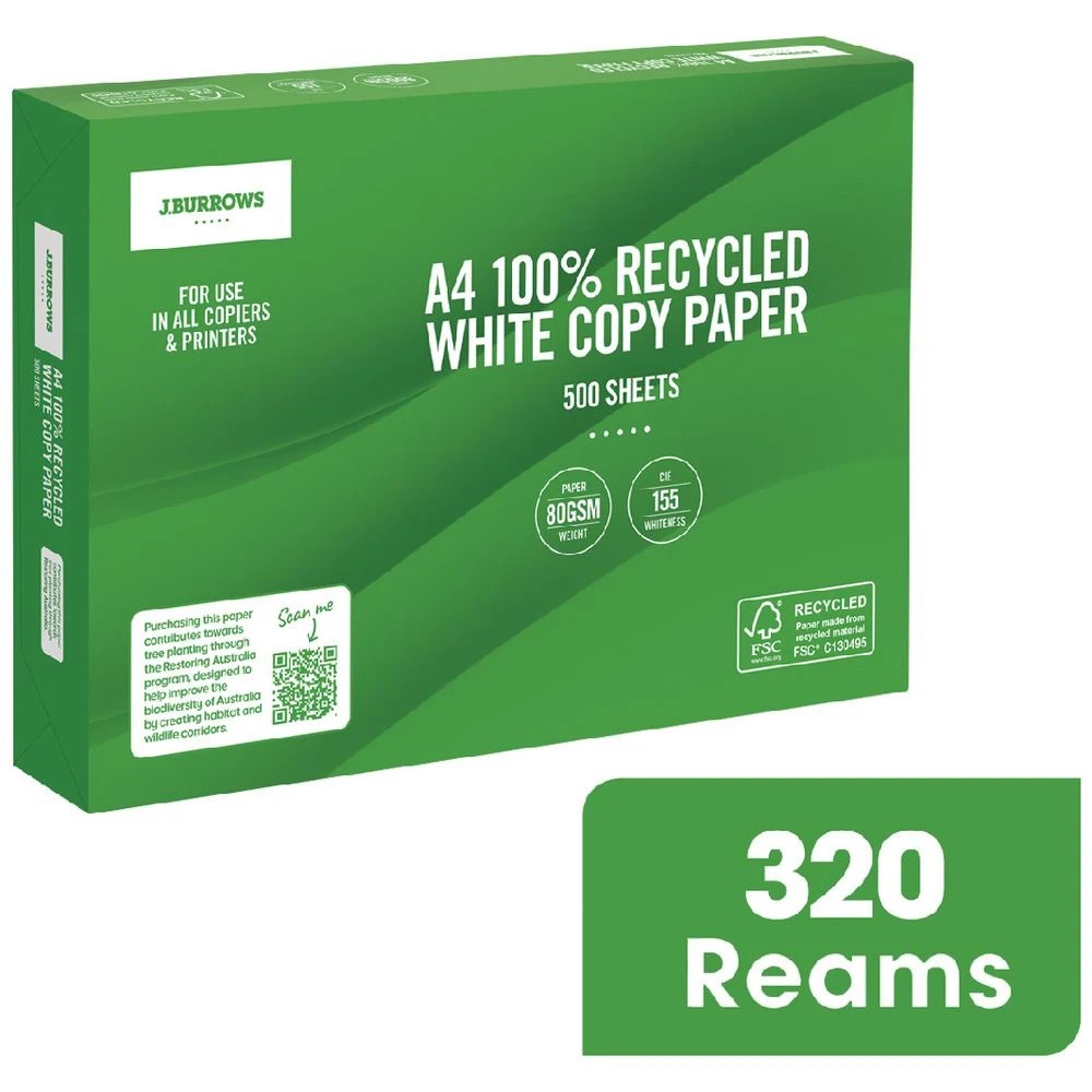 1 J. Burrows A4 Paper 320 Ream Pallet, 1 of 3