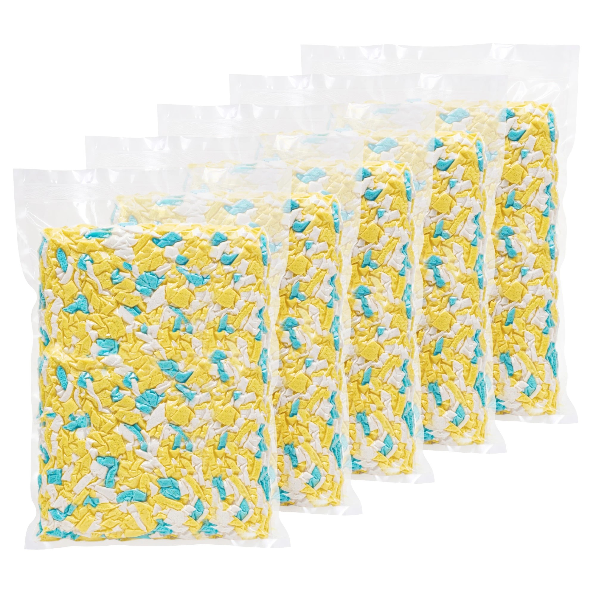 2 Artiss 25lbs (11KG) Bean Bag Filler Shredded Memory Foam Filling High Density - Multi, 2 of 9