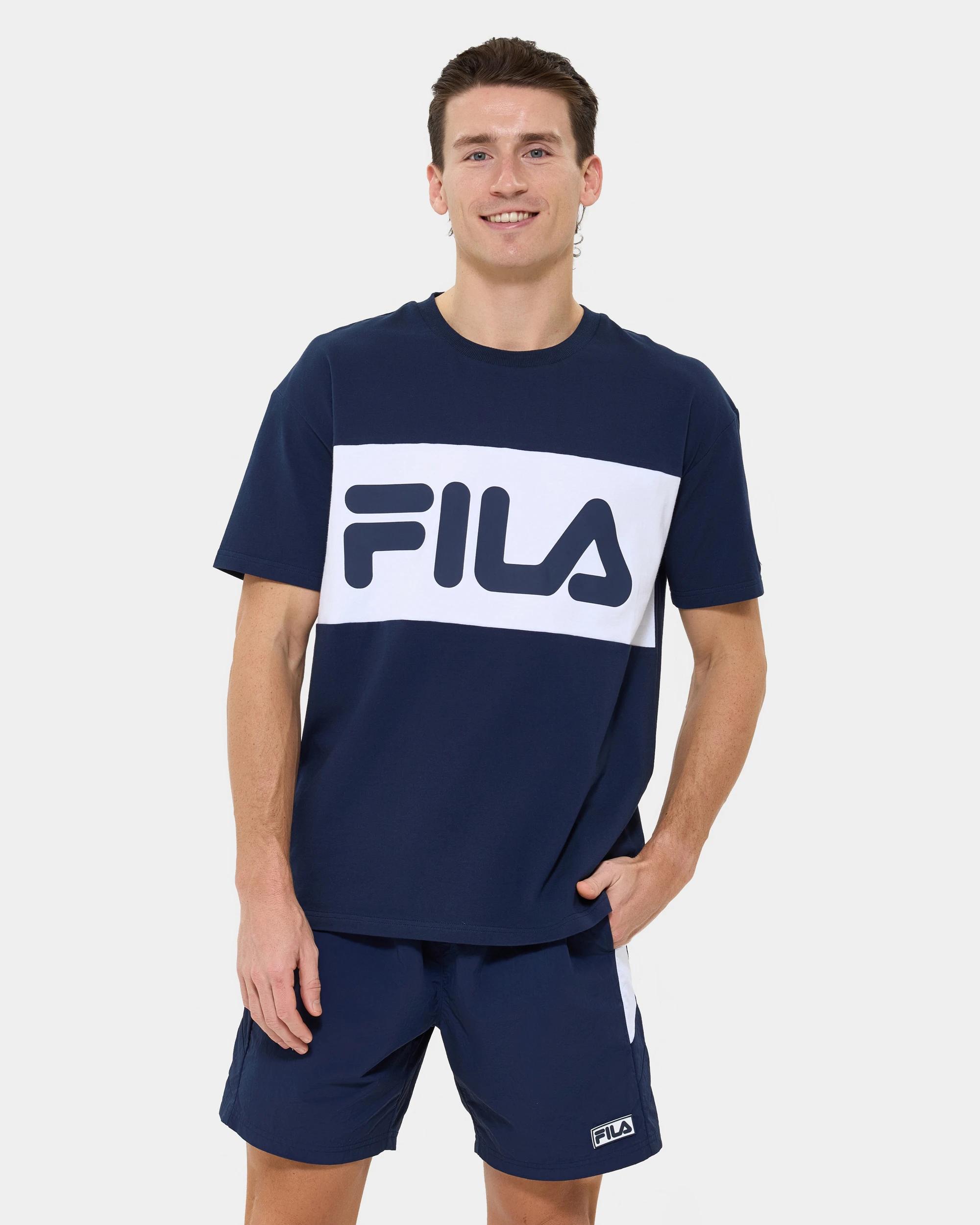1 Block T-shirt - Fila NAVY, 1 of 9