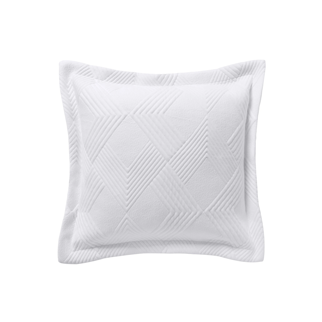 4 Bianca Bedding Cassiano White Jacquard Coverlet Set, Single - Includes 1 Coverlet & 2 Standard
 - Single Bed
 - white, 4 of 5