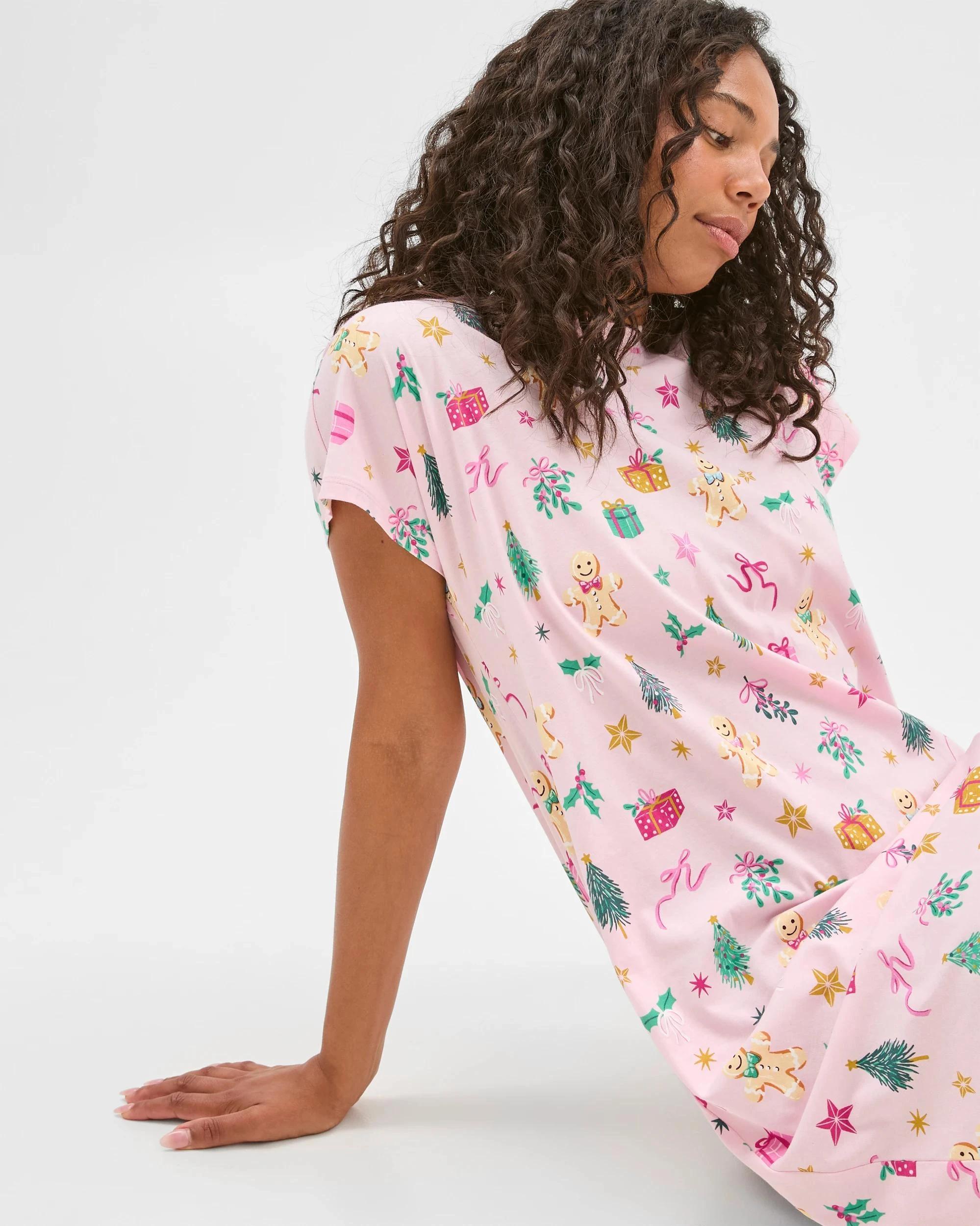 6 Target Australian Cotton T-Shirt Nightie CHRISTMAS, 6 of 6