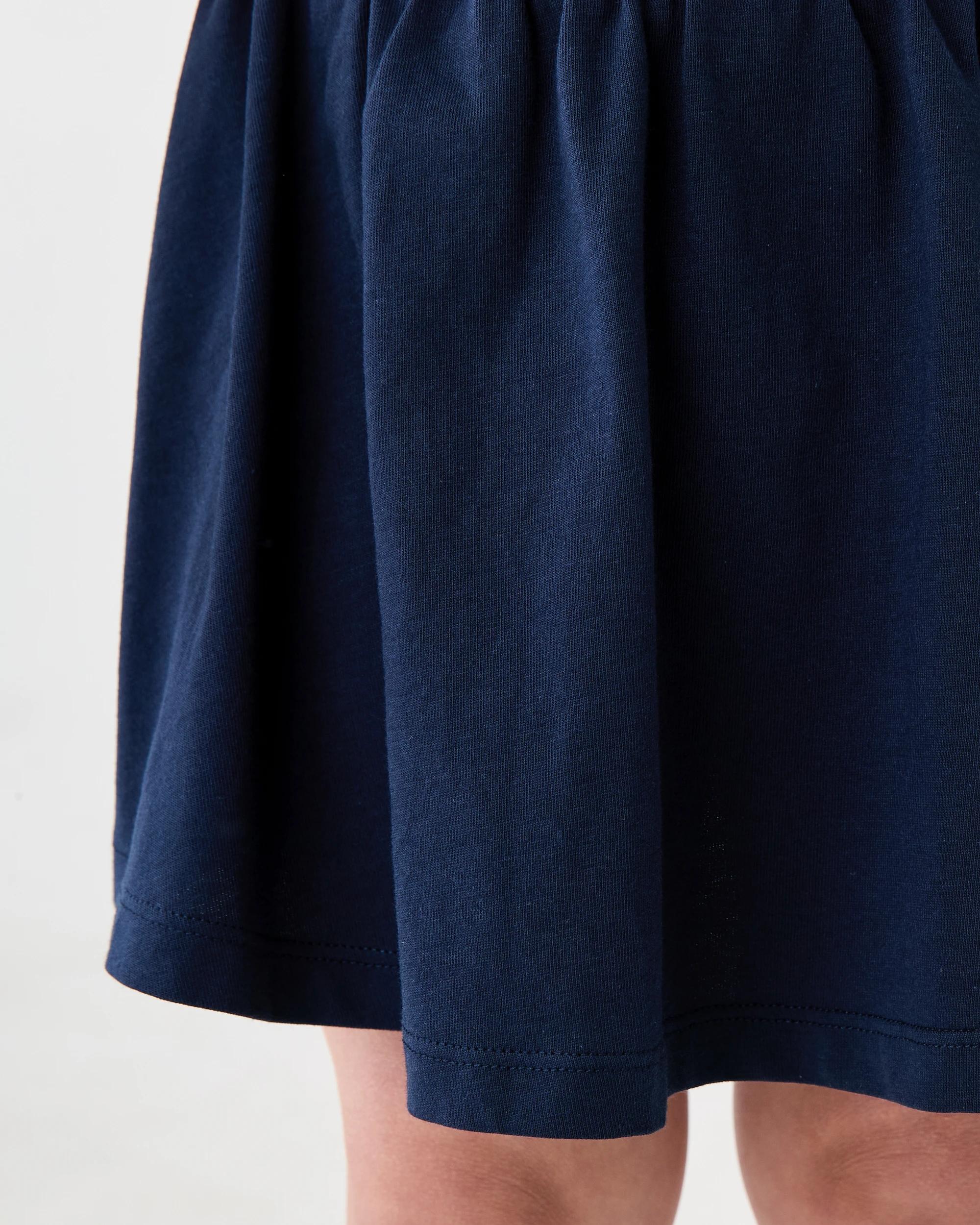 4 Gathered Skort Dress Navy, 4 of 6