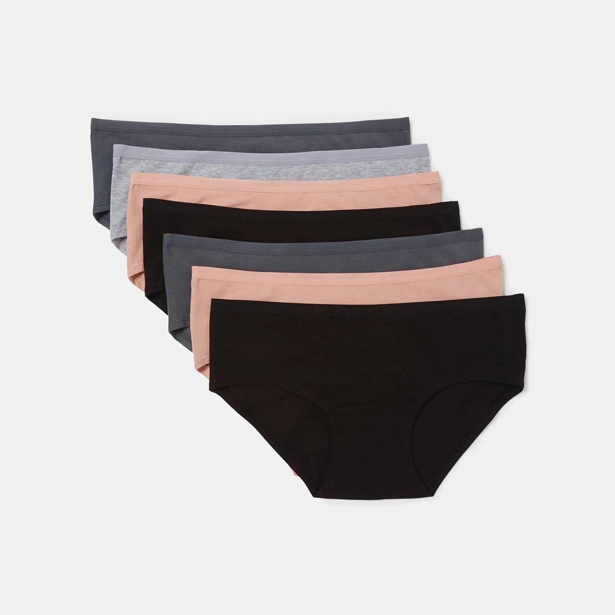 1 7 Pack Cotton Stretch Boyleg Briefs BLUSH PACK, 1 of 9