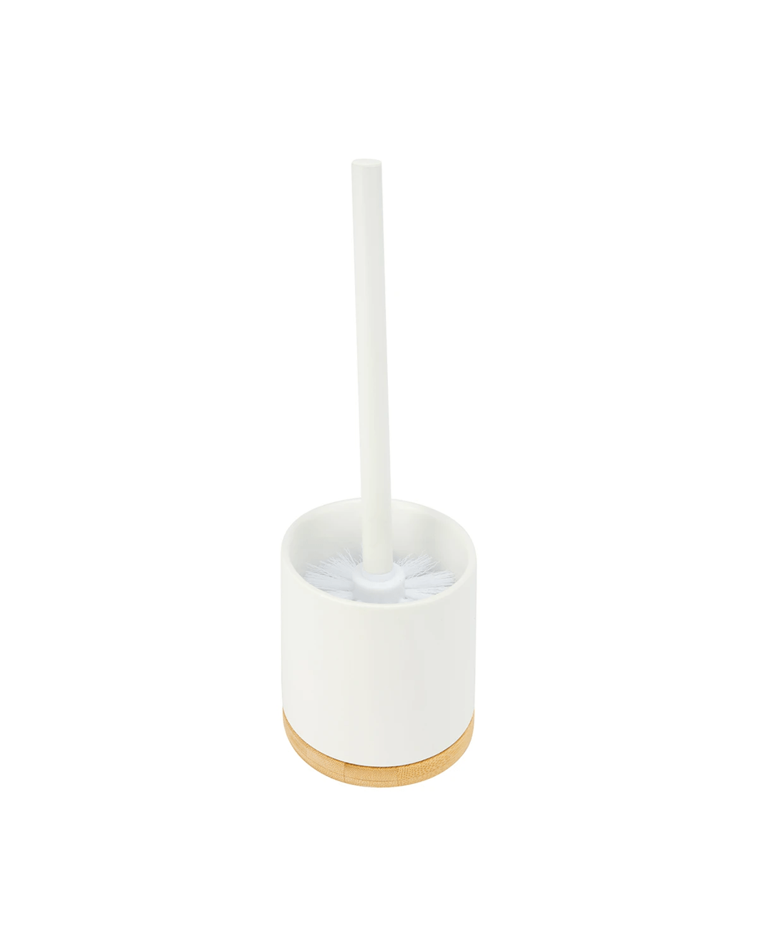 3 White and Bamboo Toilet Brush, 3 of 9