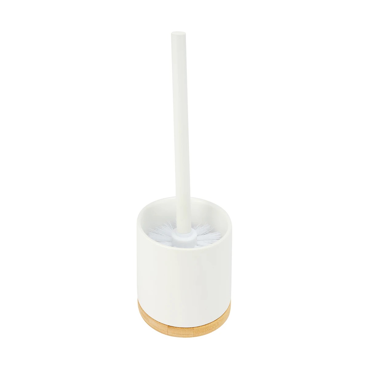 3 White and Bamboo Toilet Brush, 3 of 9