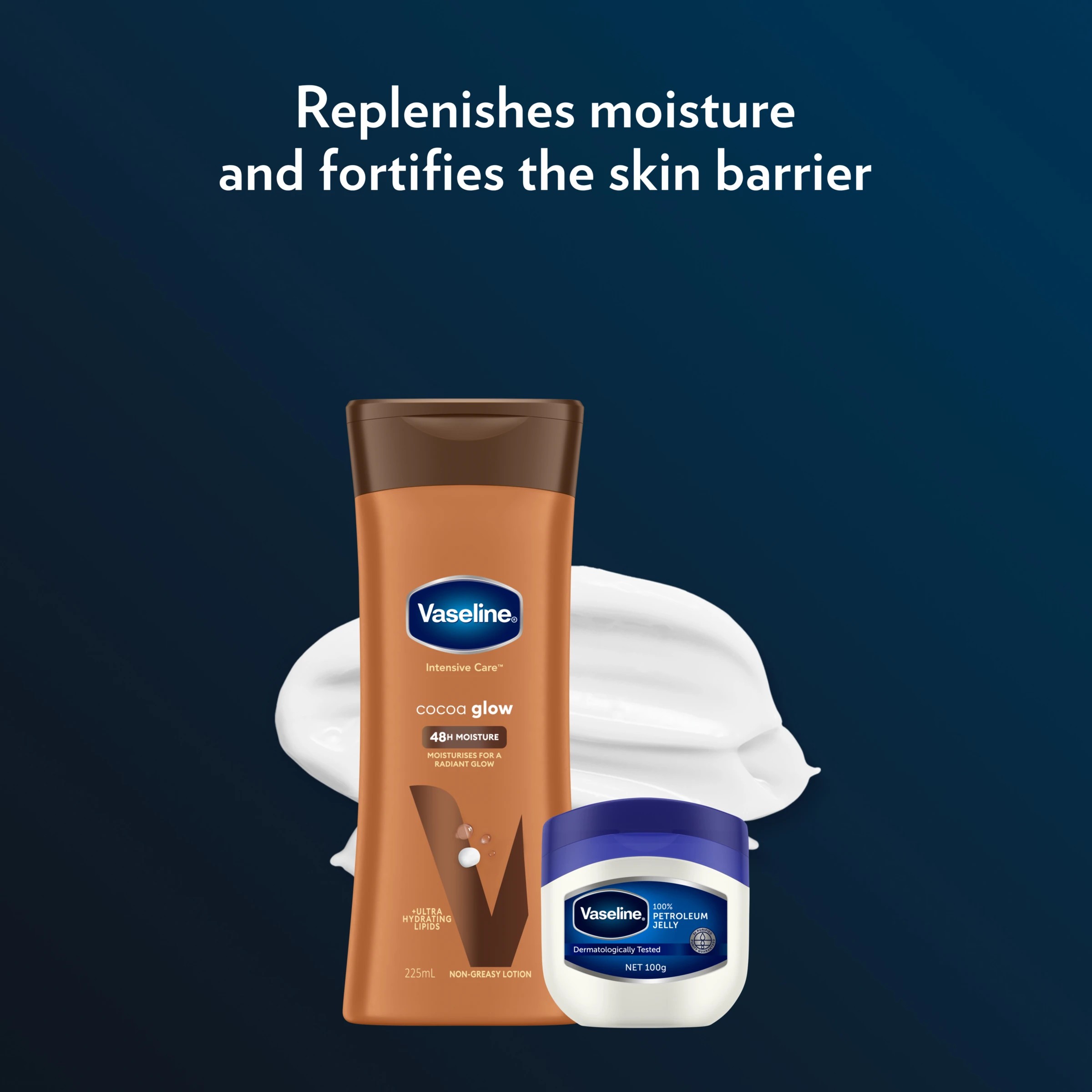 6 Vaseline Intensive Care Cocoa Glow 48H Moisture Body Lotion 225ml - Ultra Hydrating Lipids, 6 of 6