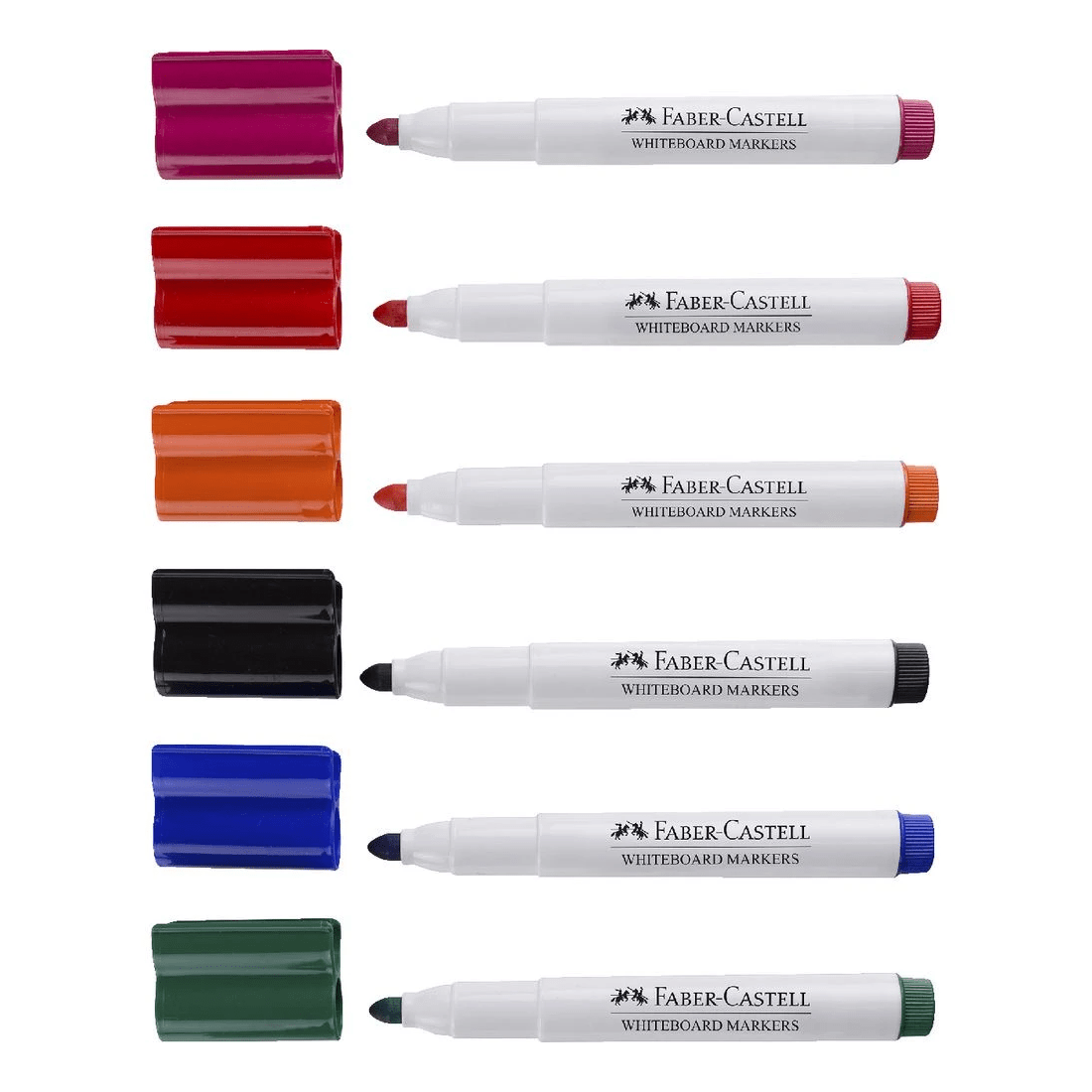 2 Faber-Castell Connector Pen Whiteboard Markers 6 Pack, 2 of 3