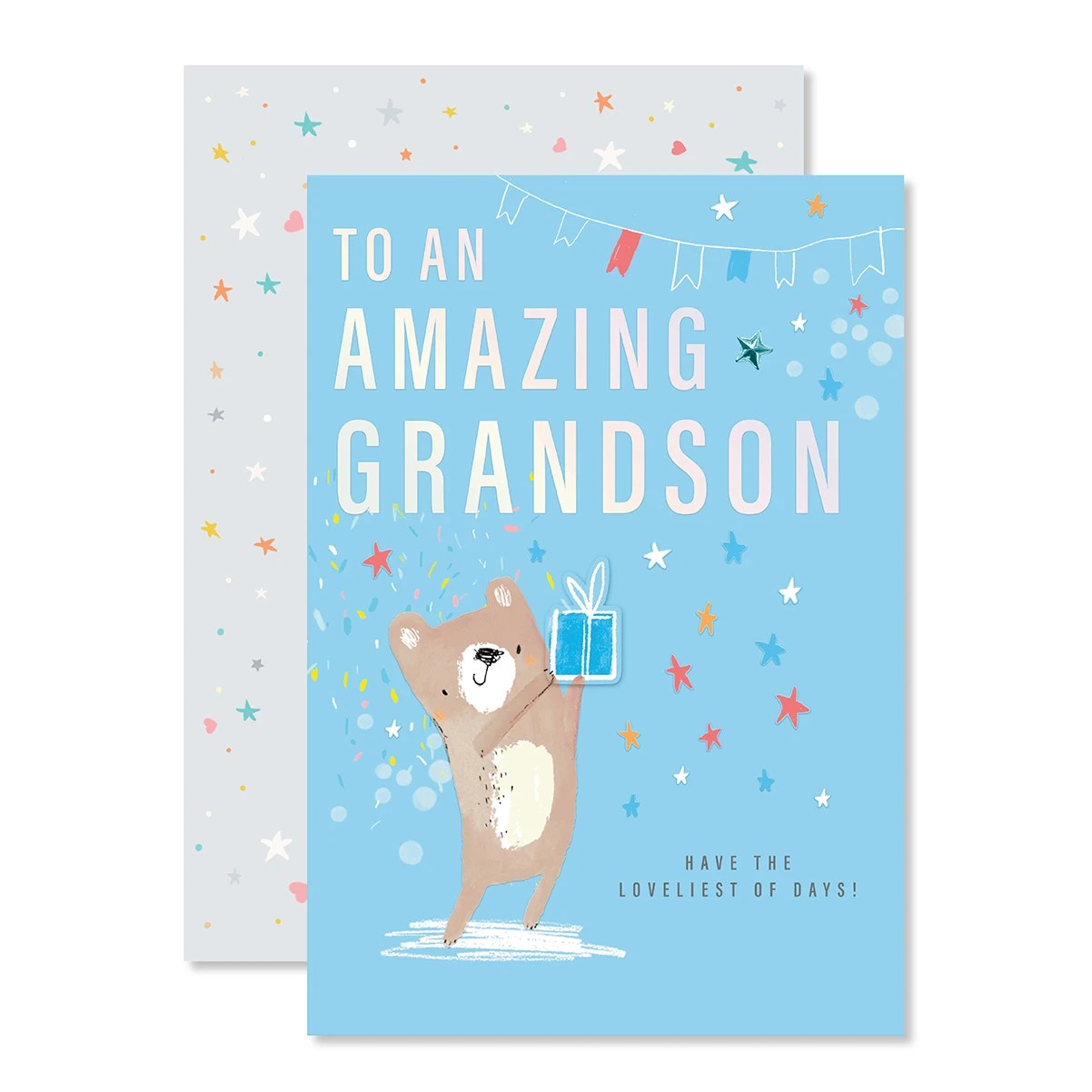 1 Hallmark Birthday Card for Grandson - Bear, 1 of 3