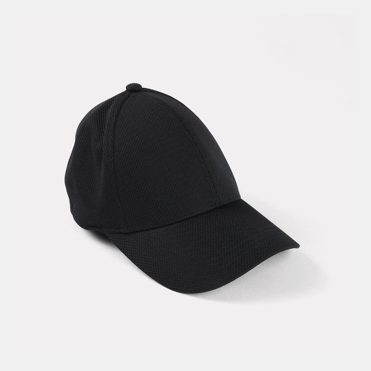 1 Stretch Fit Baseball Cap BLACK KNIT, 1 of 4