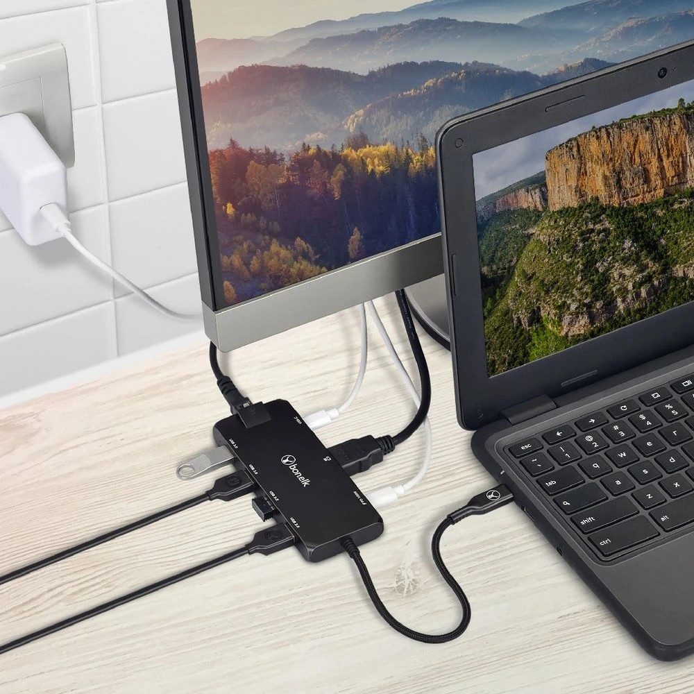 7 Bonelk Long-Life USB-C 8-in-1 Multiport Slim Hub Black, 7 of 7