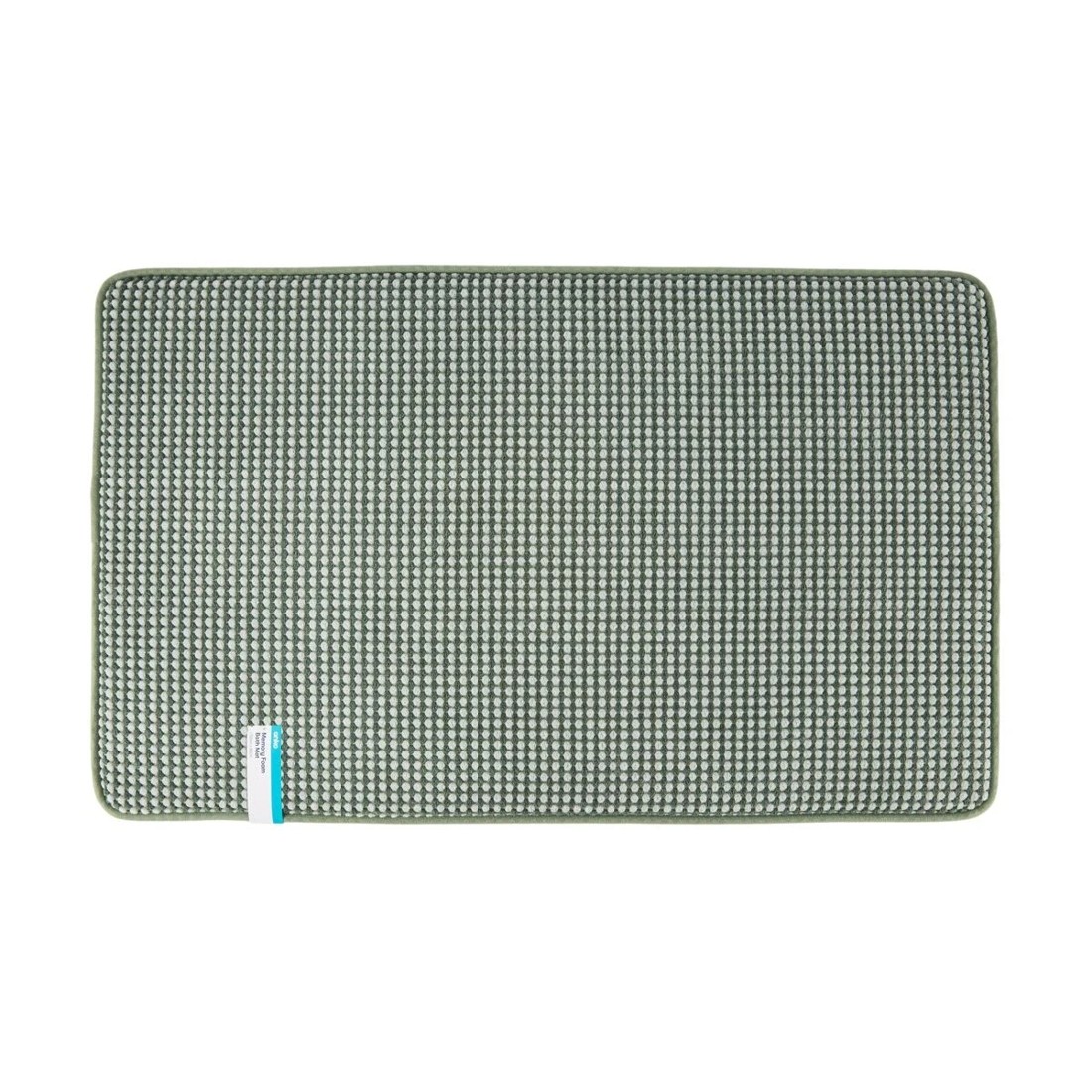 5 Memory Foam Bath Mat - Green, 5 of 5