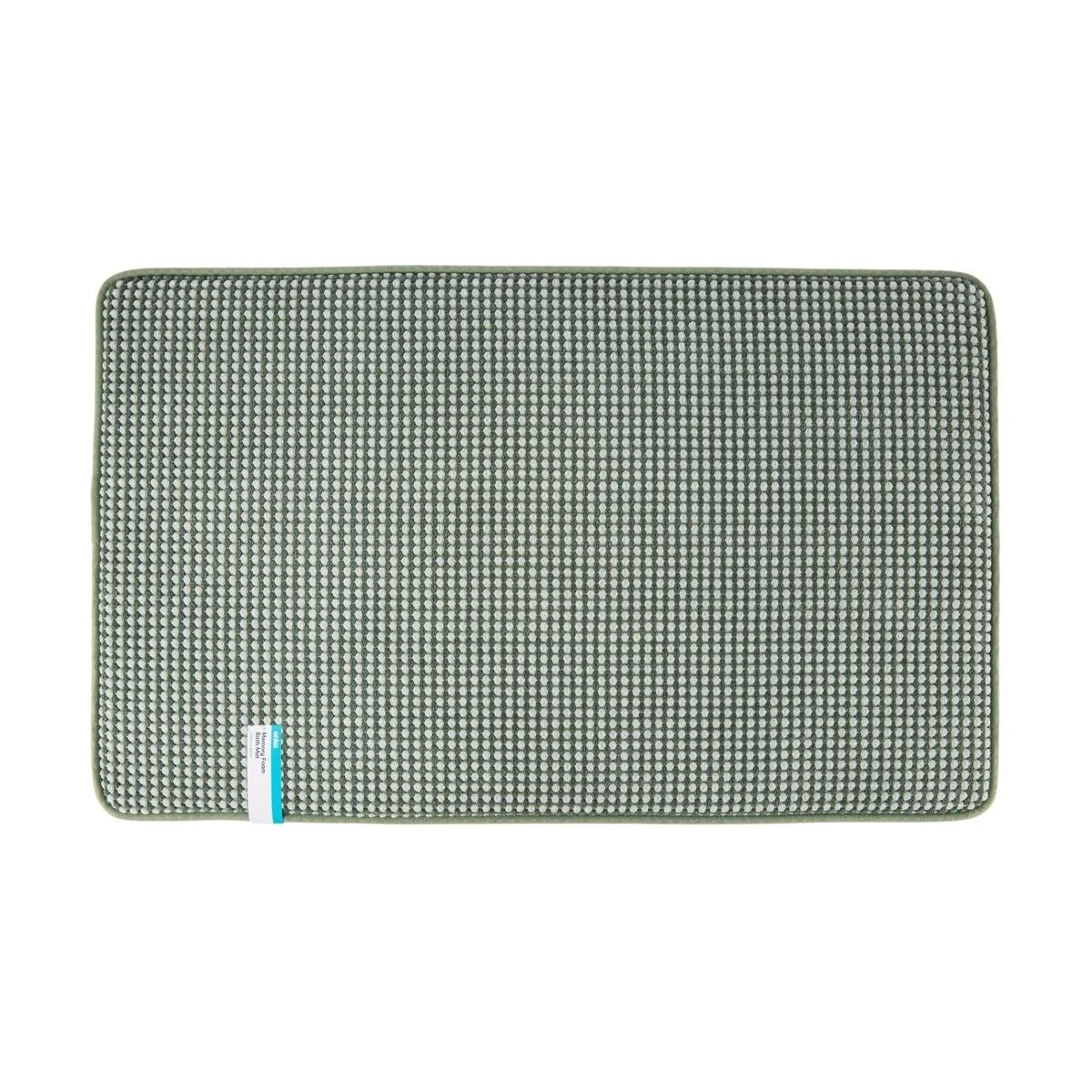 5 Memory Foam Bath Mat - Green, 5 of 5