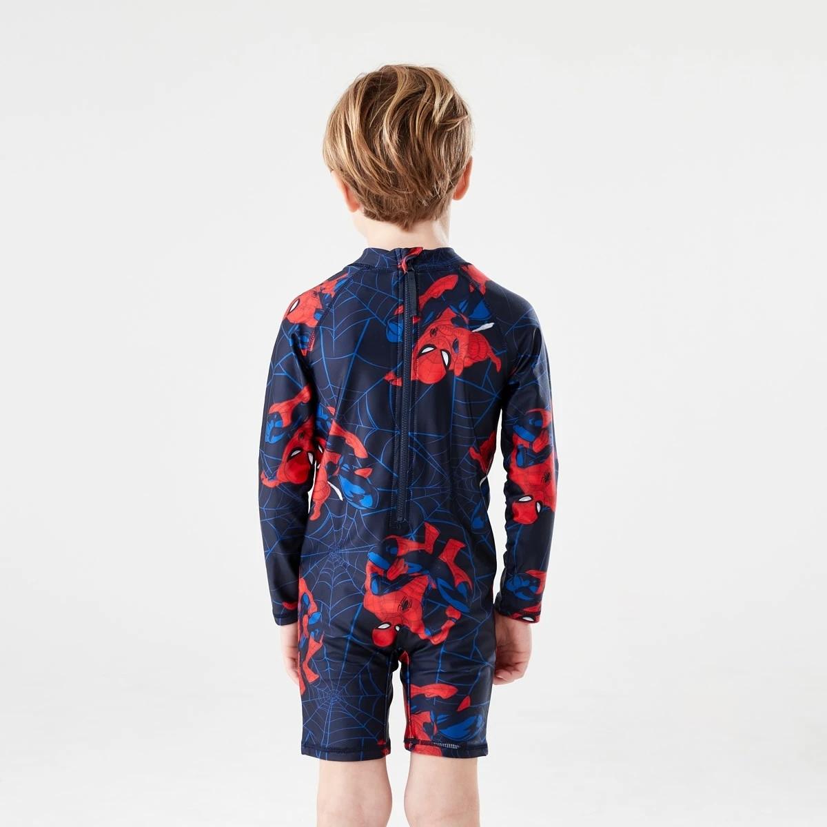 2 Spider-Man License Long Sleeve Swimsuit Spiderman, 2 of 6
