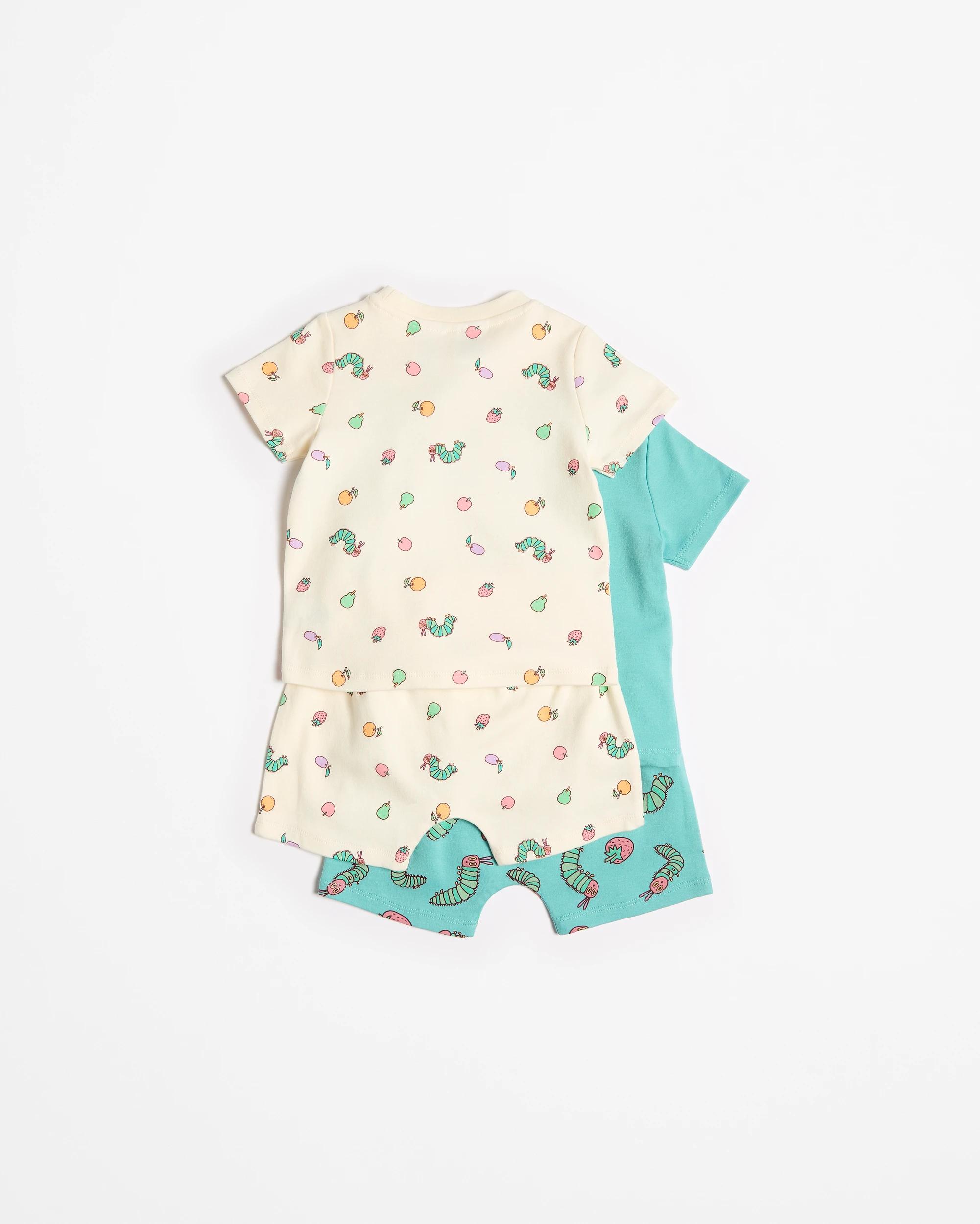 3 Baby The Very Hungry Caterpillar Organic Cotton Short Pyjama Set - 2 Pack MULTI, 3 of 5