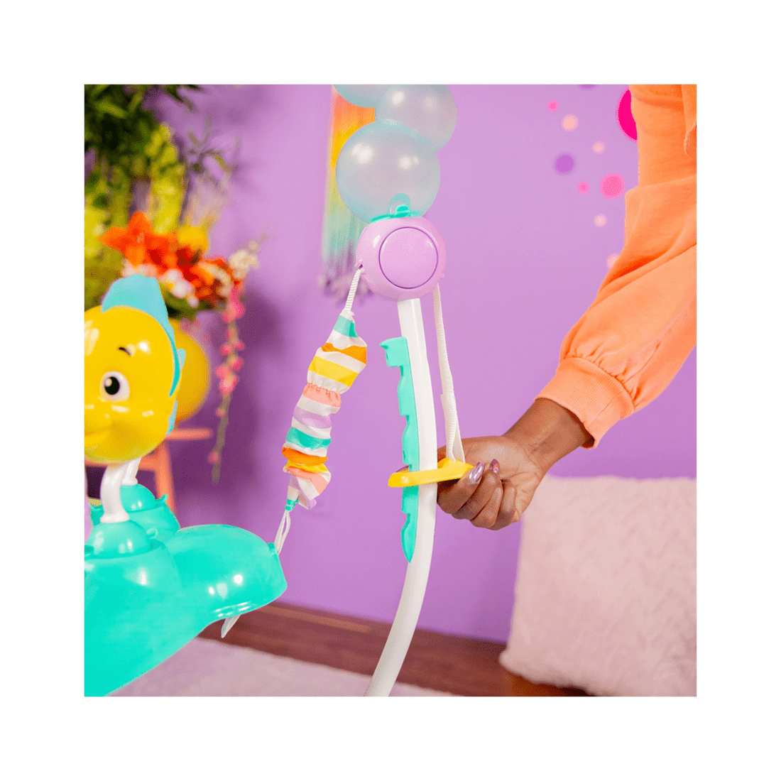 6 Bright Starts Disney The Little Mermaid Sea Of Activities Baby Jumper 6m Plus
 - Multi, 6 of 6