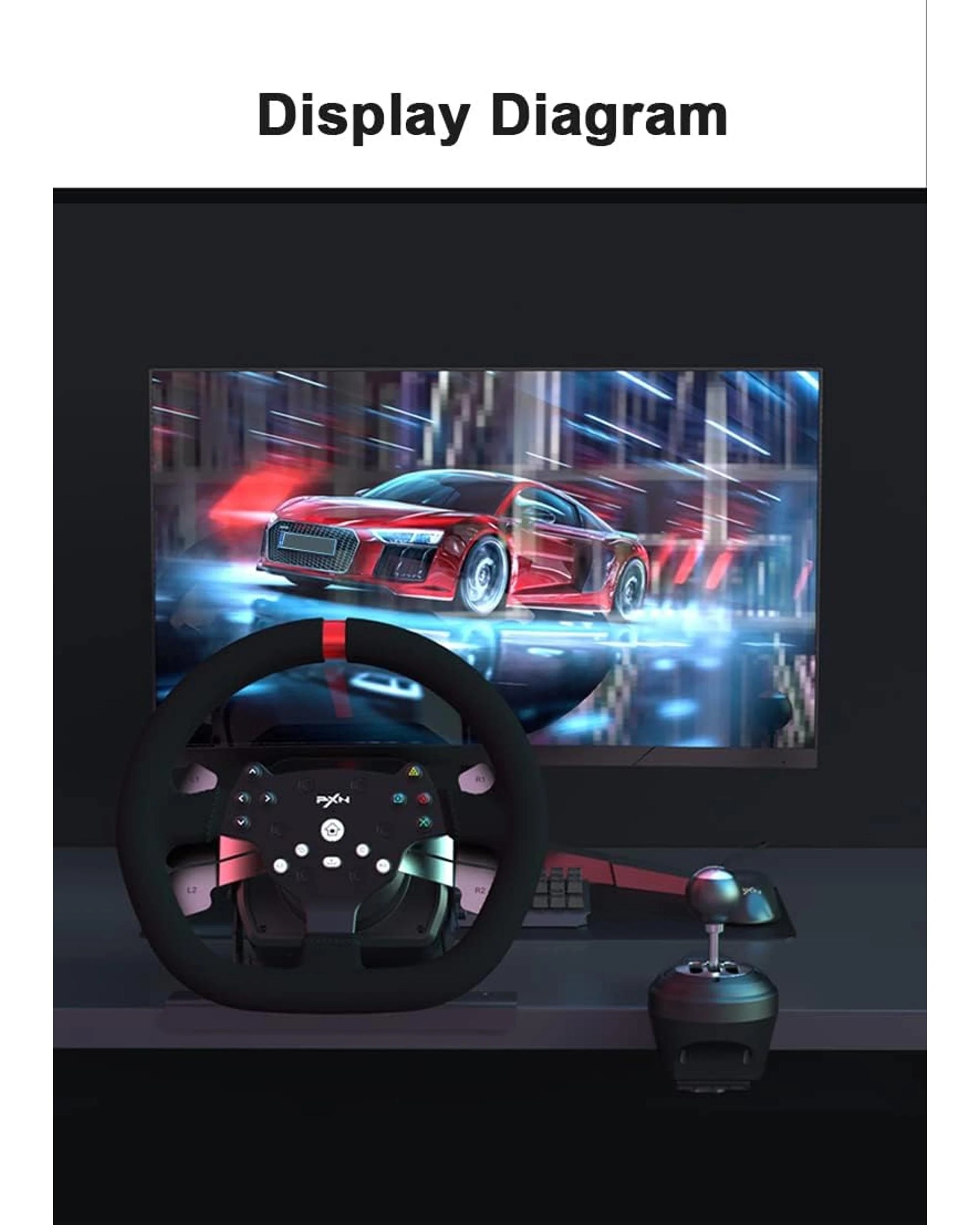 5 PXN Electronic Technology Co PXN A7 6 + 1 Universal Shifter - Black, 5 of 9