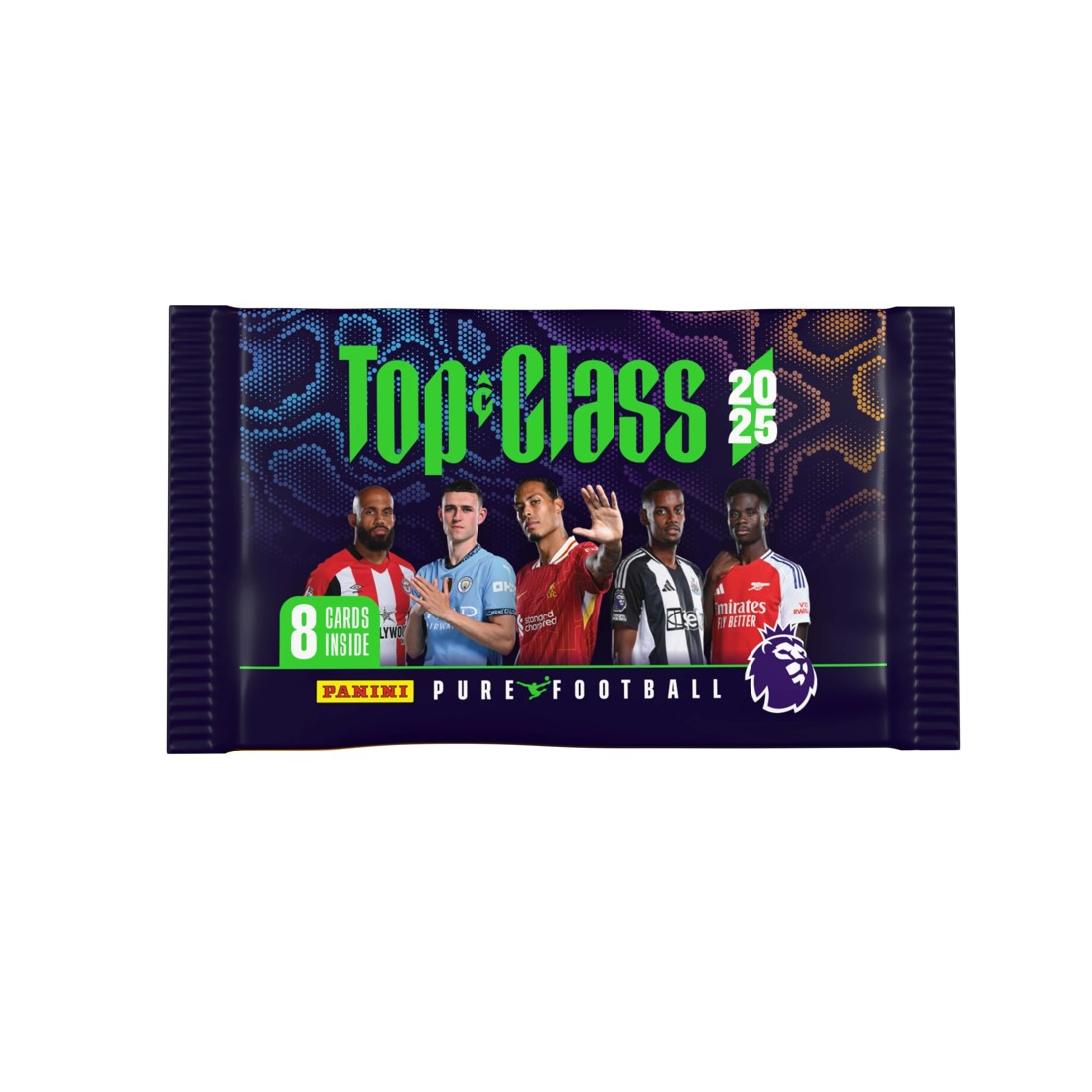 1 Panini Pure Football Top Class 2025 Official Trading Card Booster Pack, 1 of 2