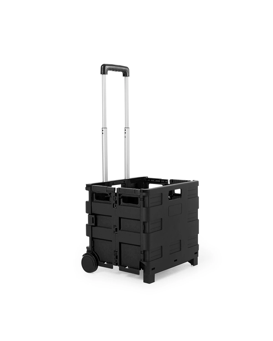 4 Collapsible Trolley Box - Black, 4 of 10