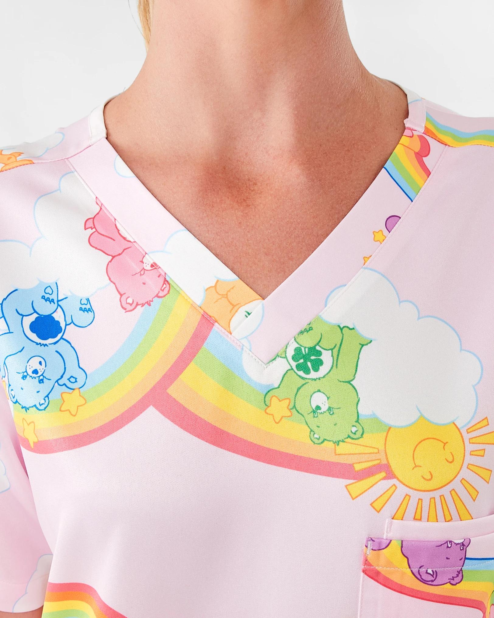 5 Workwear Care Bears License Scrub Top Carebears, 5 of 9