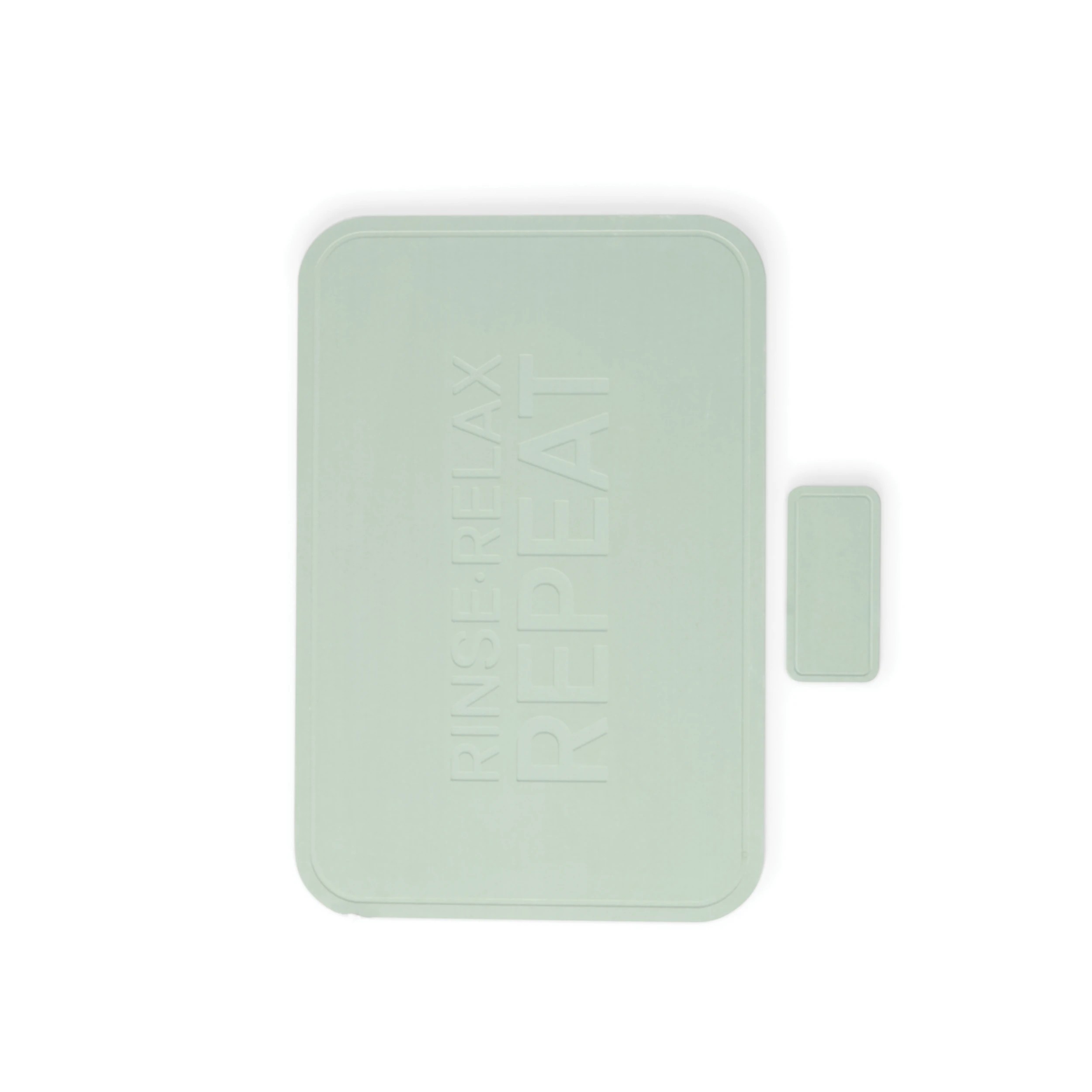 8 Stone Dry Bathmat and Tray Set - Sage, 8 of 10