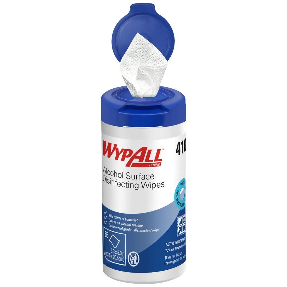 3 WyPall Alcohol Surface Disinfecting Wipes 12 x 65 Sheets, 3 of 3
