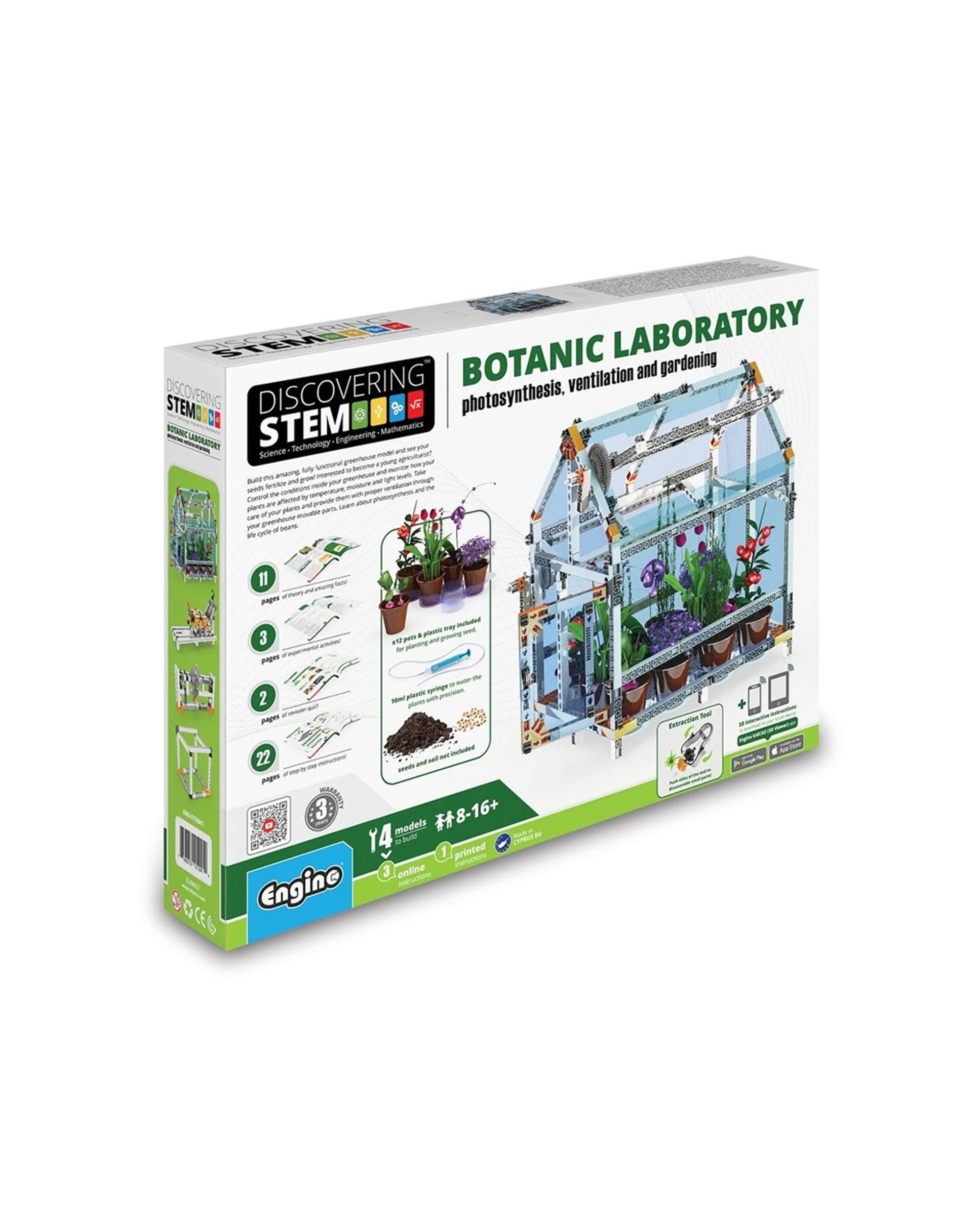 1 Engino Discovering STEM Botanic Laboratory Build Create Kids Learning Toy, 1 of 3