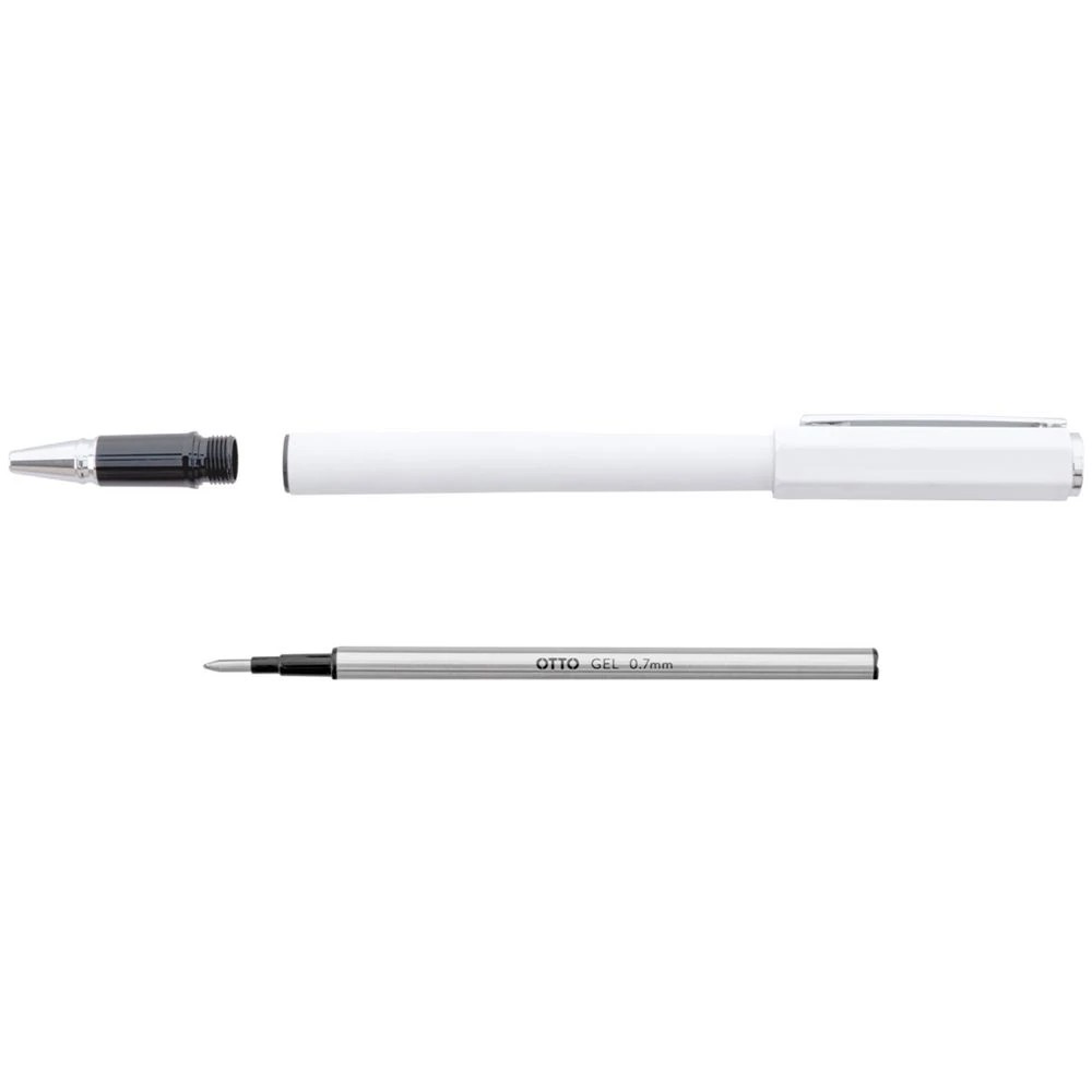 6 Otto Premium Stockholm Gel Pen 0.7mm White, 6 of 7