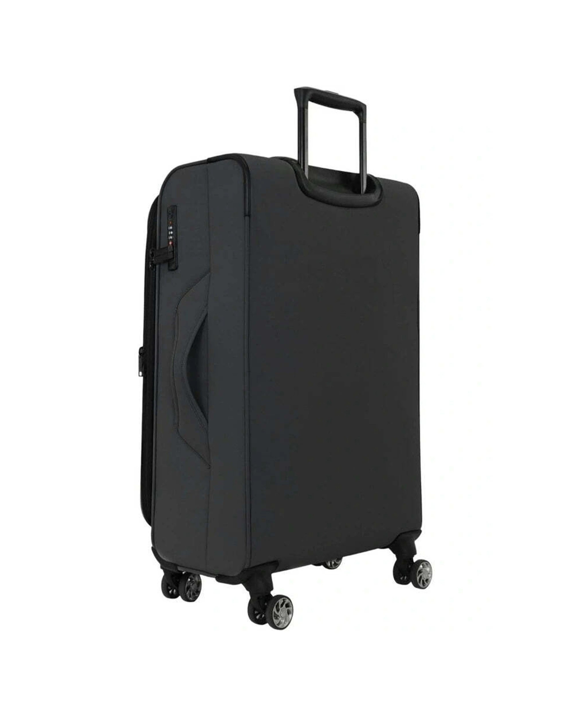 4 Pierre Cardin Soft Water-Repellent Spinner Suitcase Large TSA Lock Expandable - Charcoal, 4 of 5
