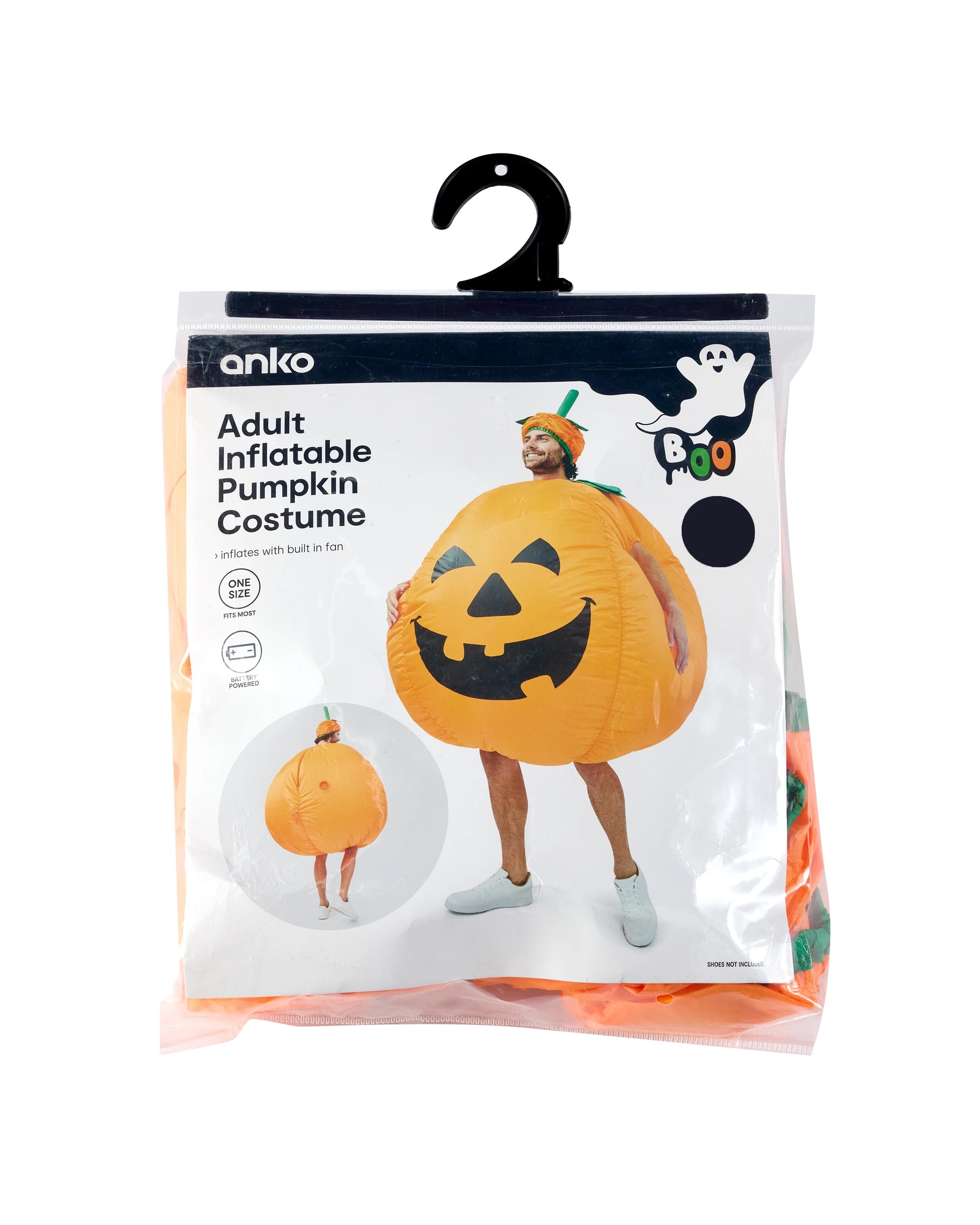 9 Inflatable Pumpkin Costume - Adult, 9 of 10
