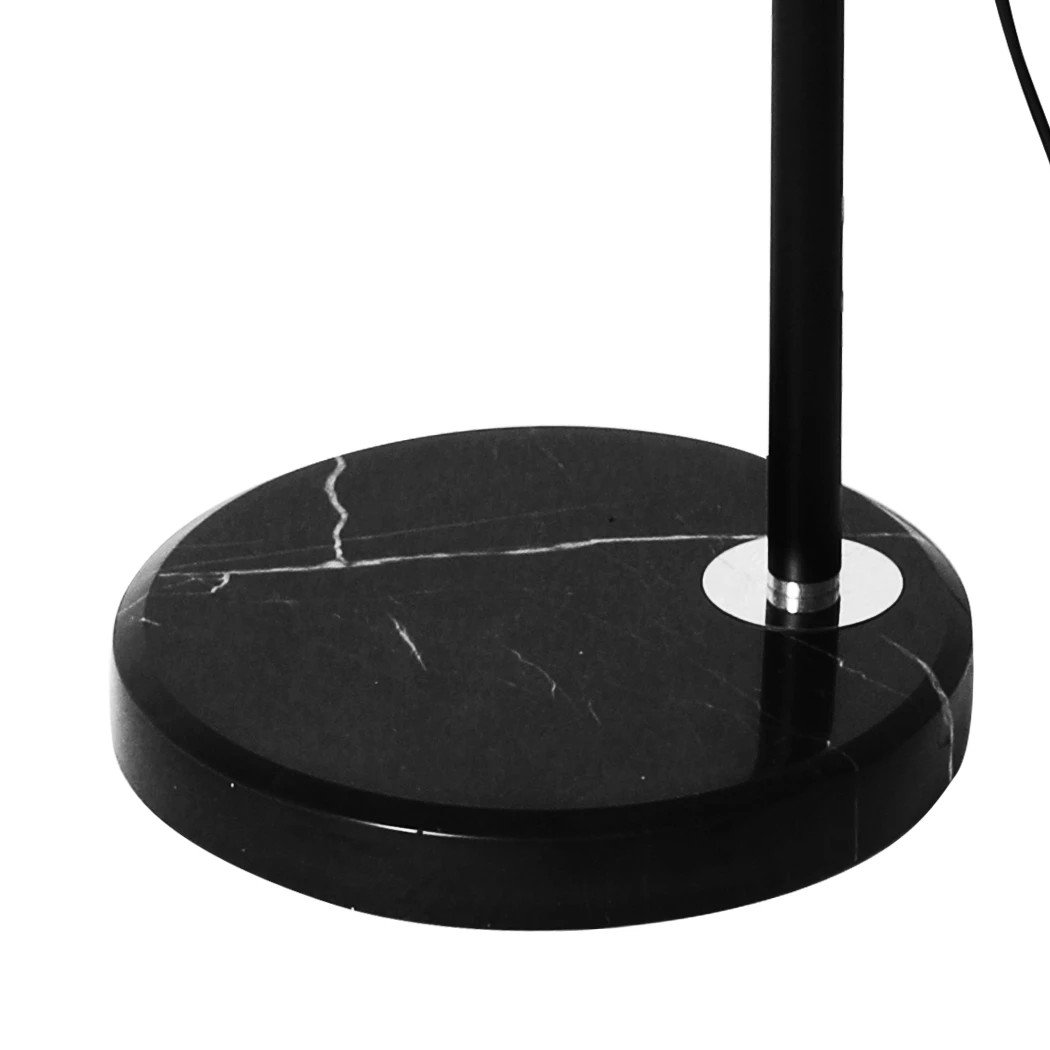 5 220V 60W Iron+Marble+Cloth Floor Lamp Black Stand Black Lamp, 5 of 5
