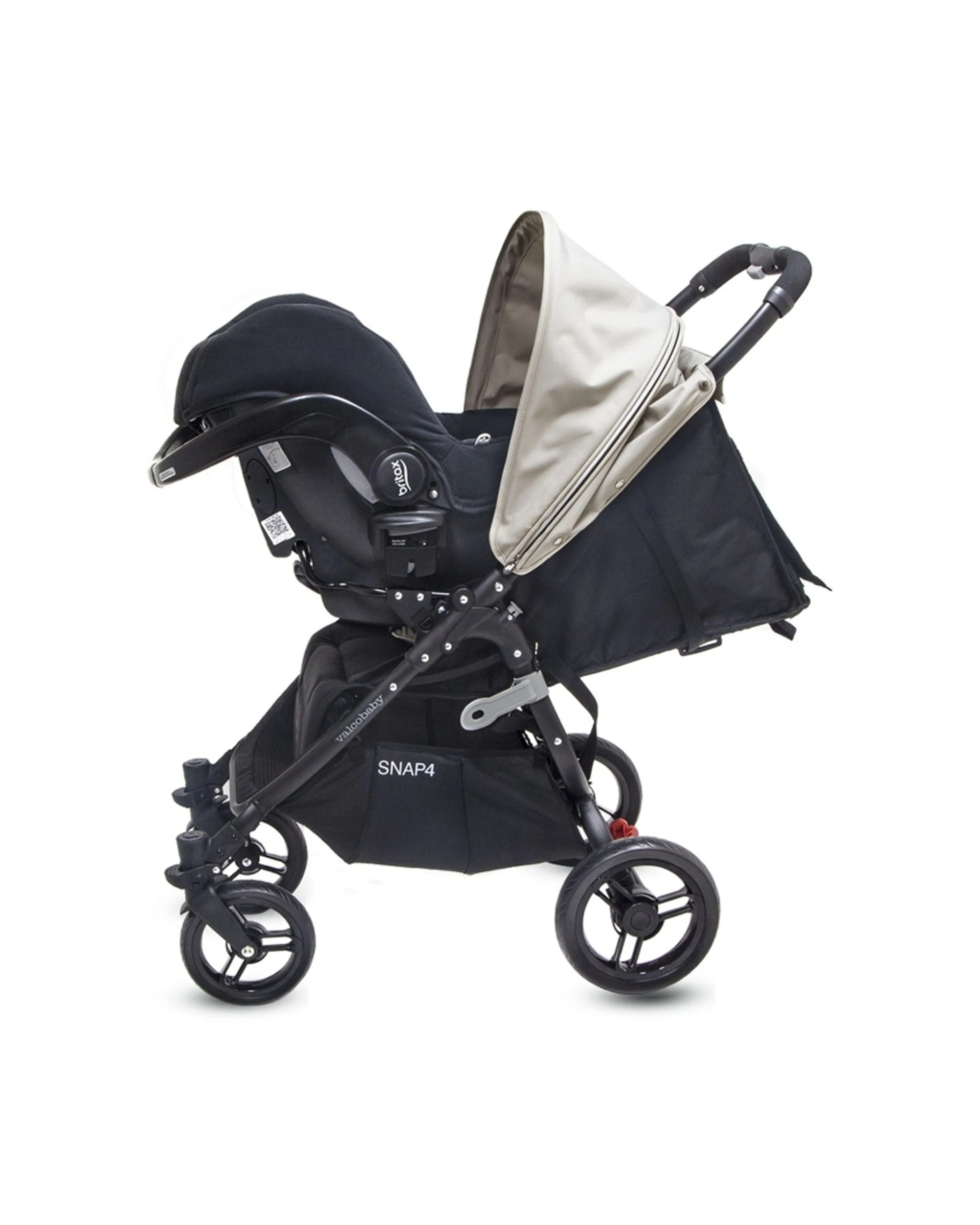 4 ValcoBaby Britax Safe-N-Sound Car Capsule Adaptor For Snap Snap4 Pram Stroller - Black, 4 of 6
