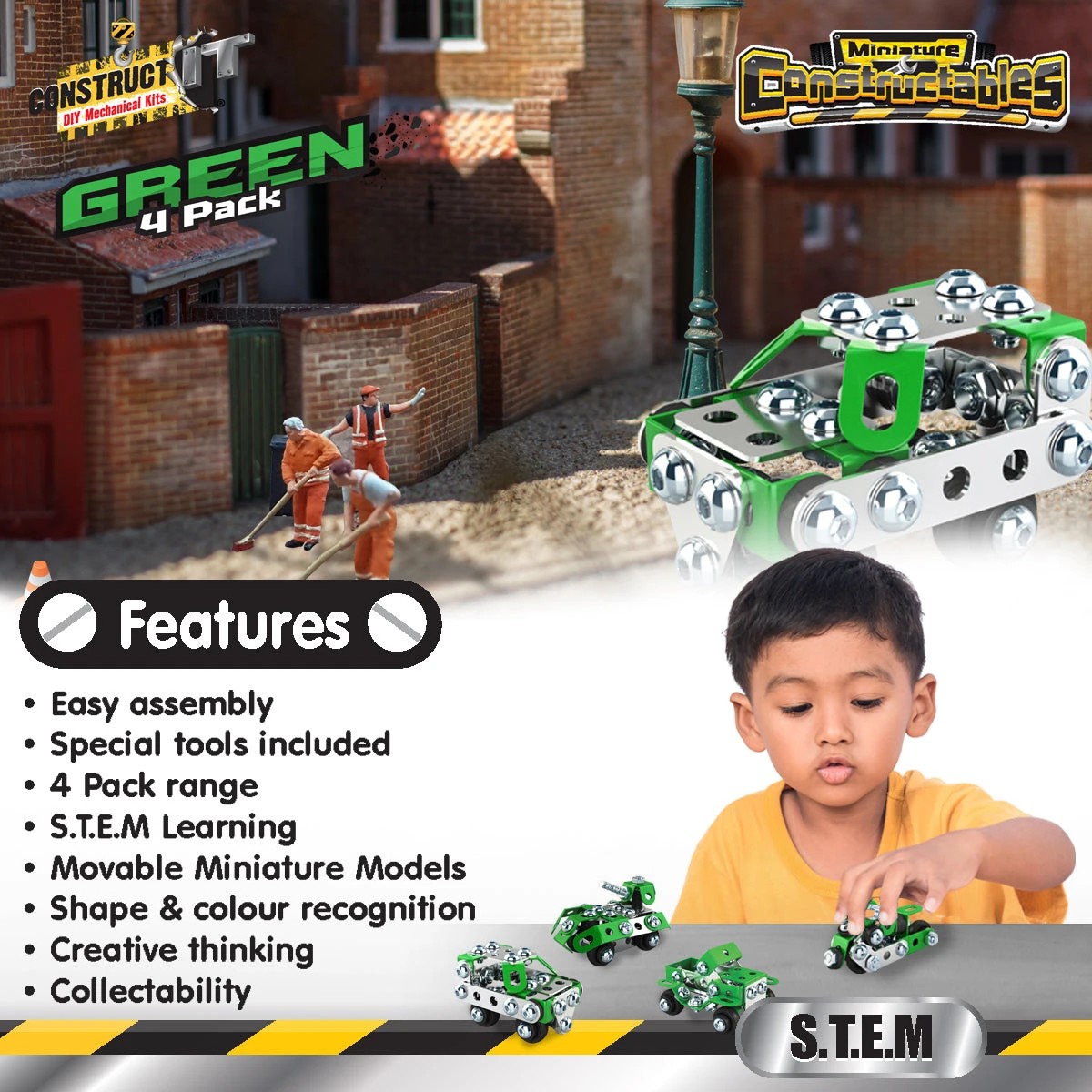 6 Construct-It Constructables Green Pack, 6 of 8