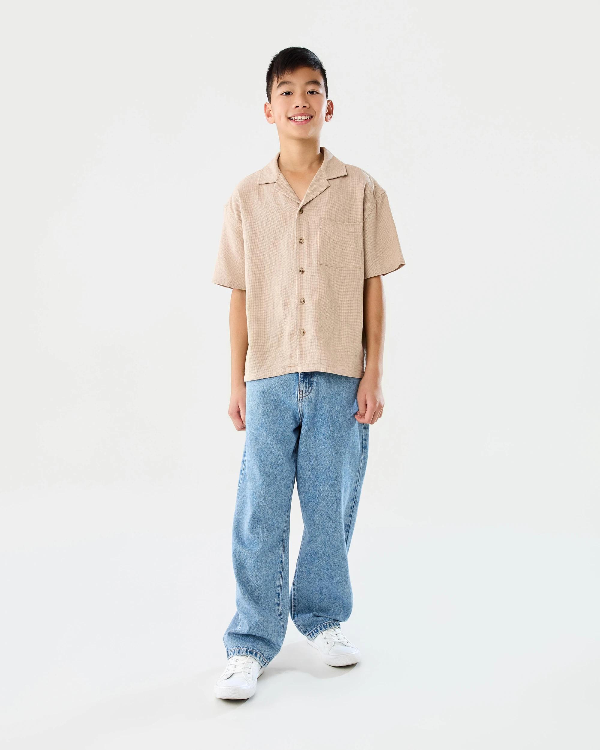 7 Short Sleeve Knit Shirt Oxford B, 7 of 8