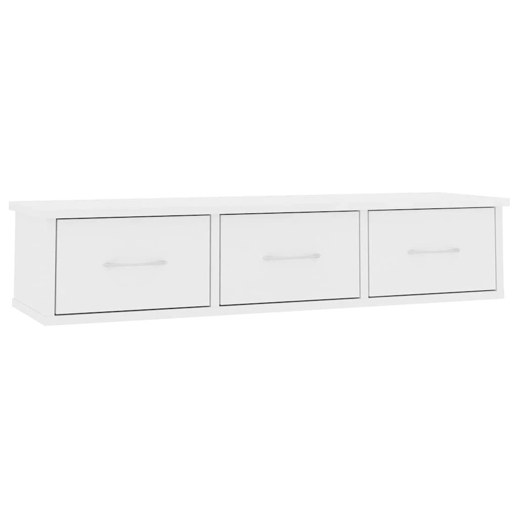 1 vidaXL Drawer shelf Wall mounting - White, 1 of 8