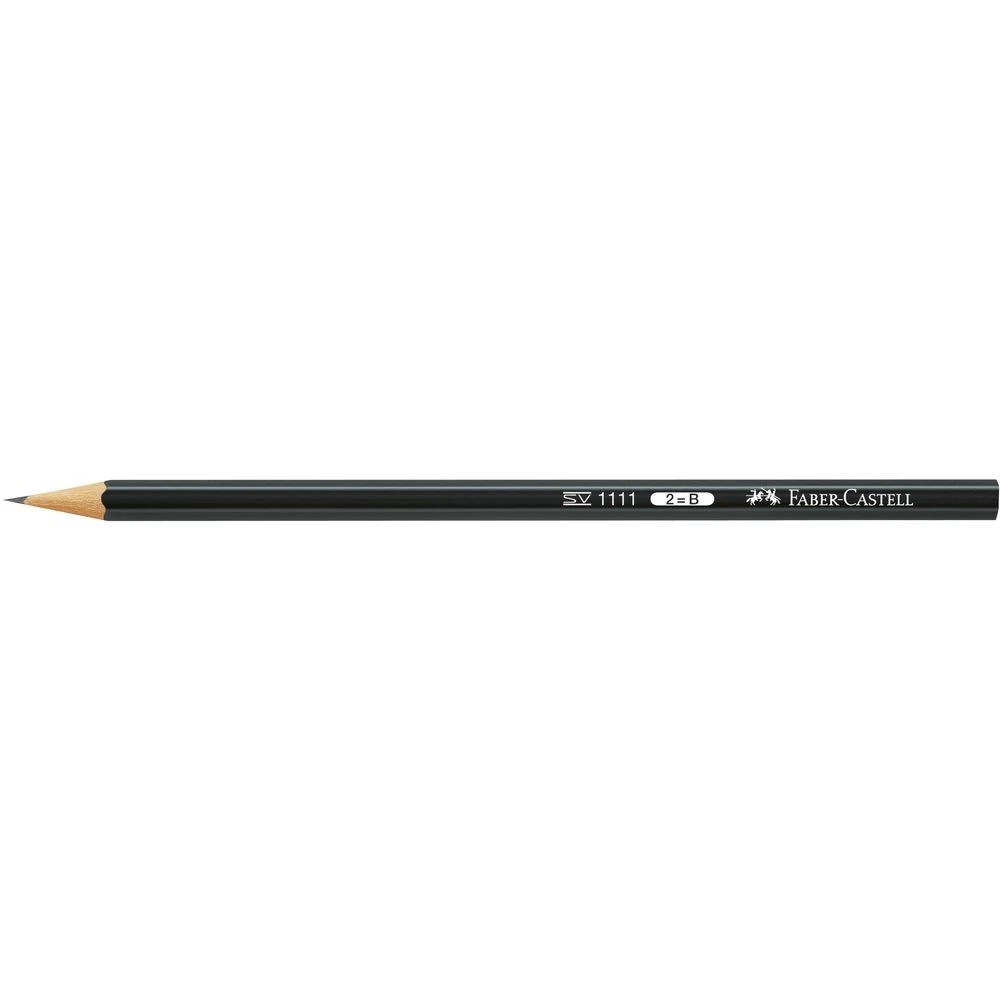 2 Faber-Castell 1111 Graphite Pencils 2B 6 Pack, 2 of 3