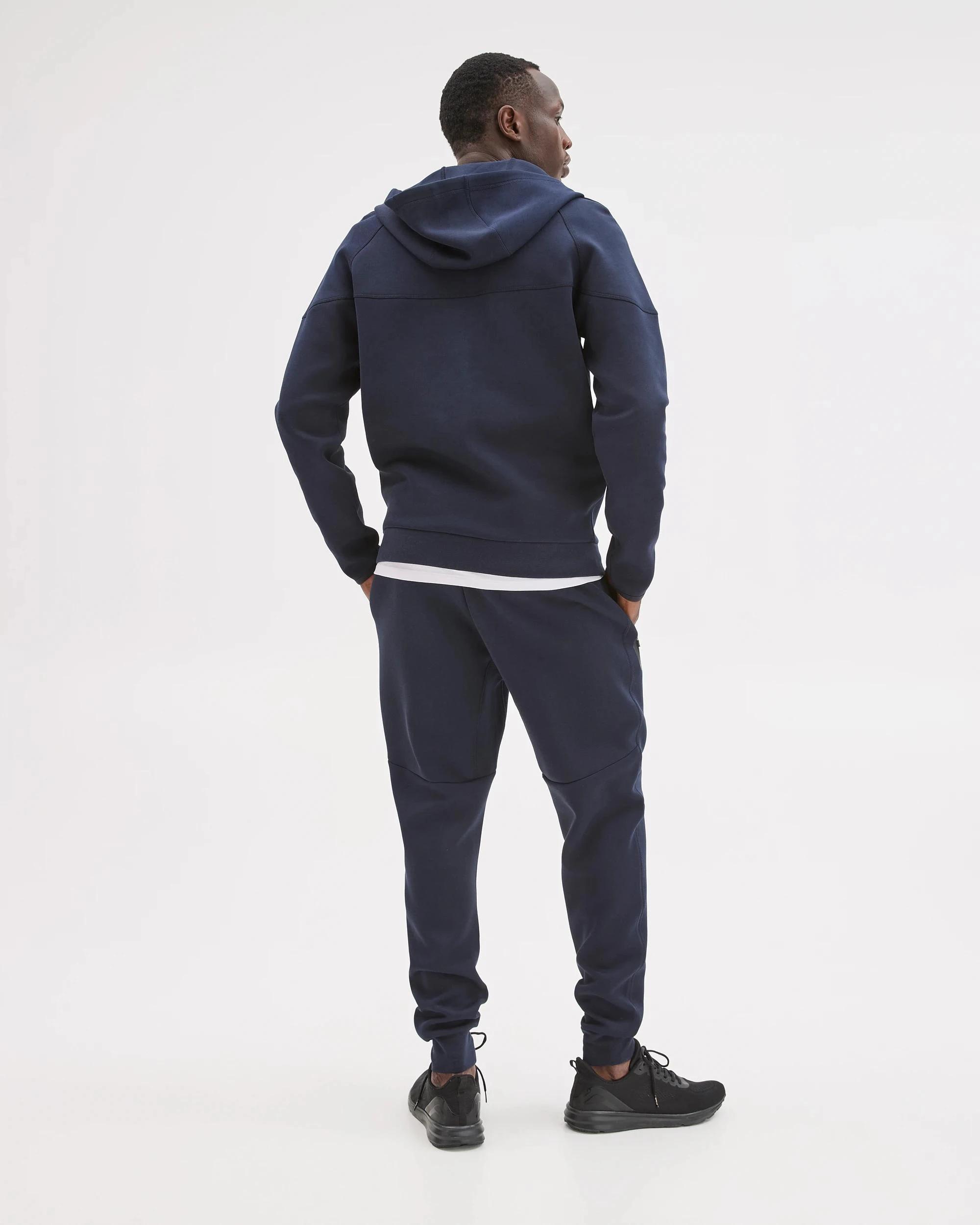 7 Target Active Australian Cotton Blend Tech Pullover Hoodie NAVY, 7 of 7