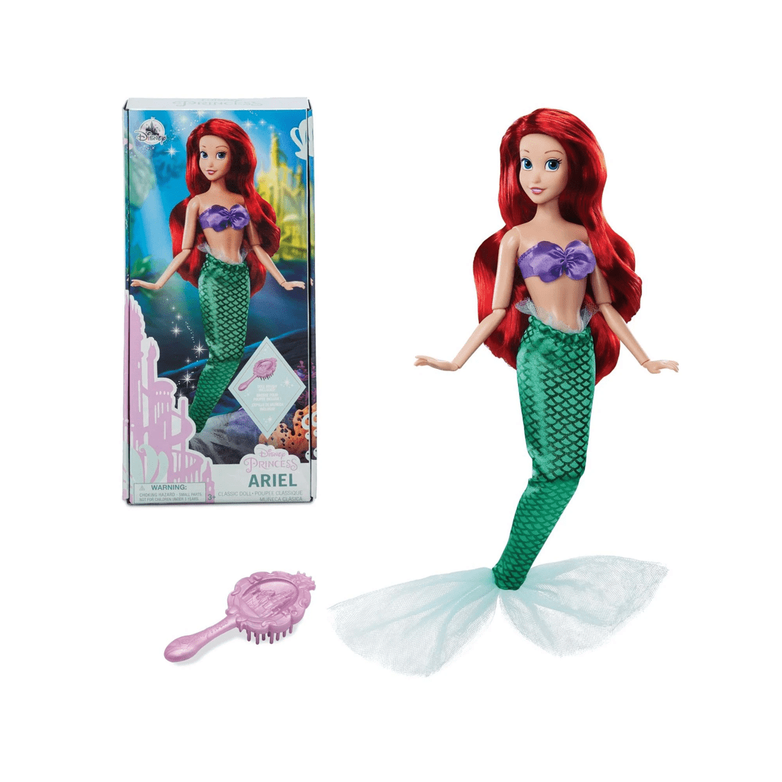 1 Disney Classic Doll - Ariel - Multi, 1 of 4
