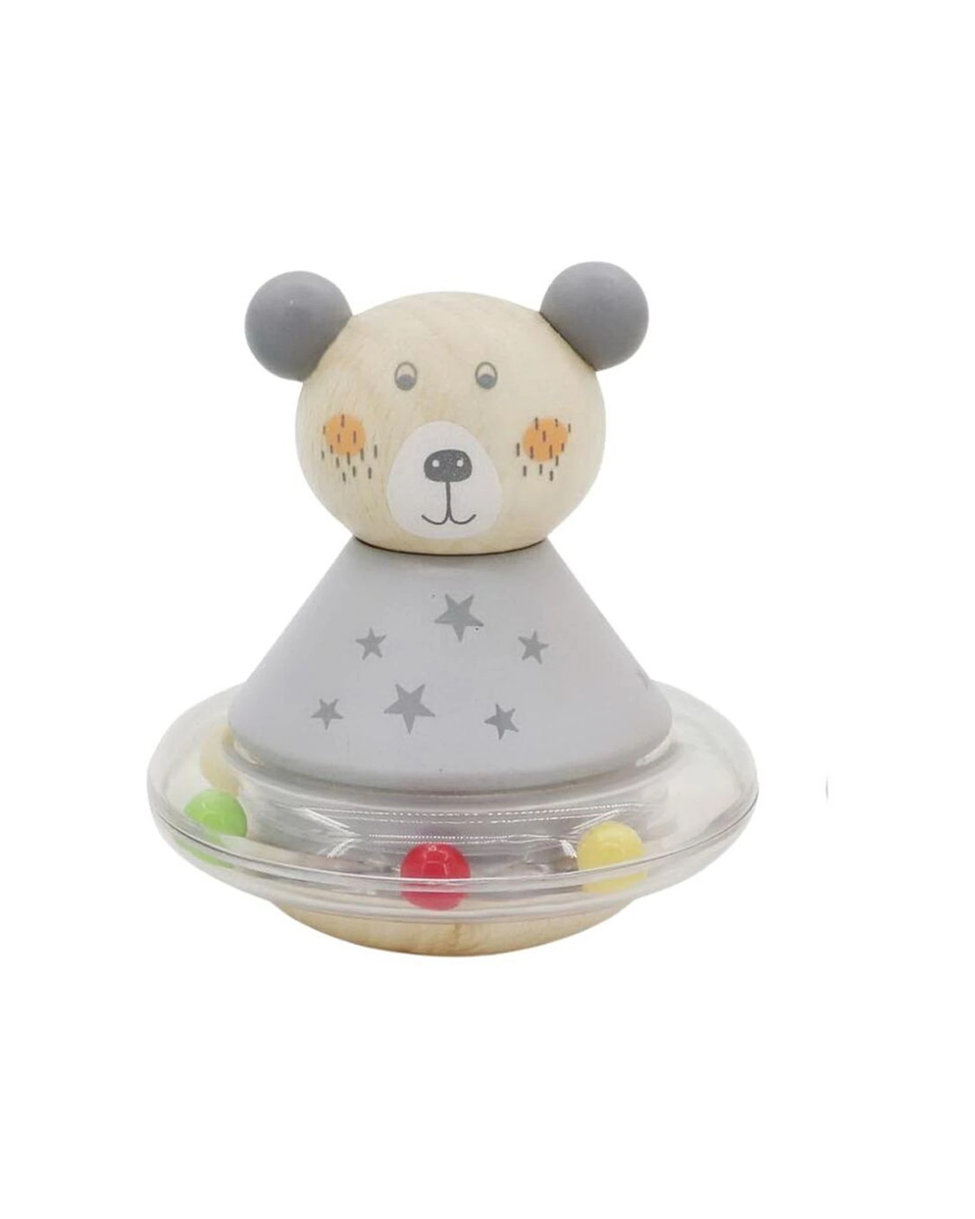 7 Kaper Kidz 3pc Calm And Breezy Baby Gift Set Bunny Bird Bear Toys - Natural, 7 of 7