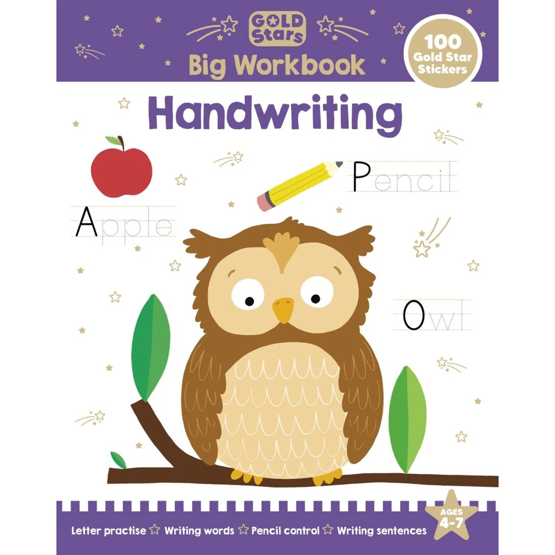 1 Gold Stars Big Workbook: Handwriting - Book, 1 of 1