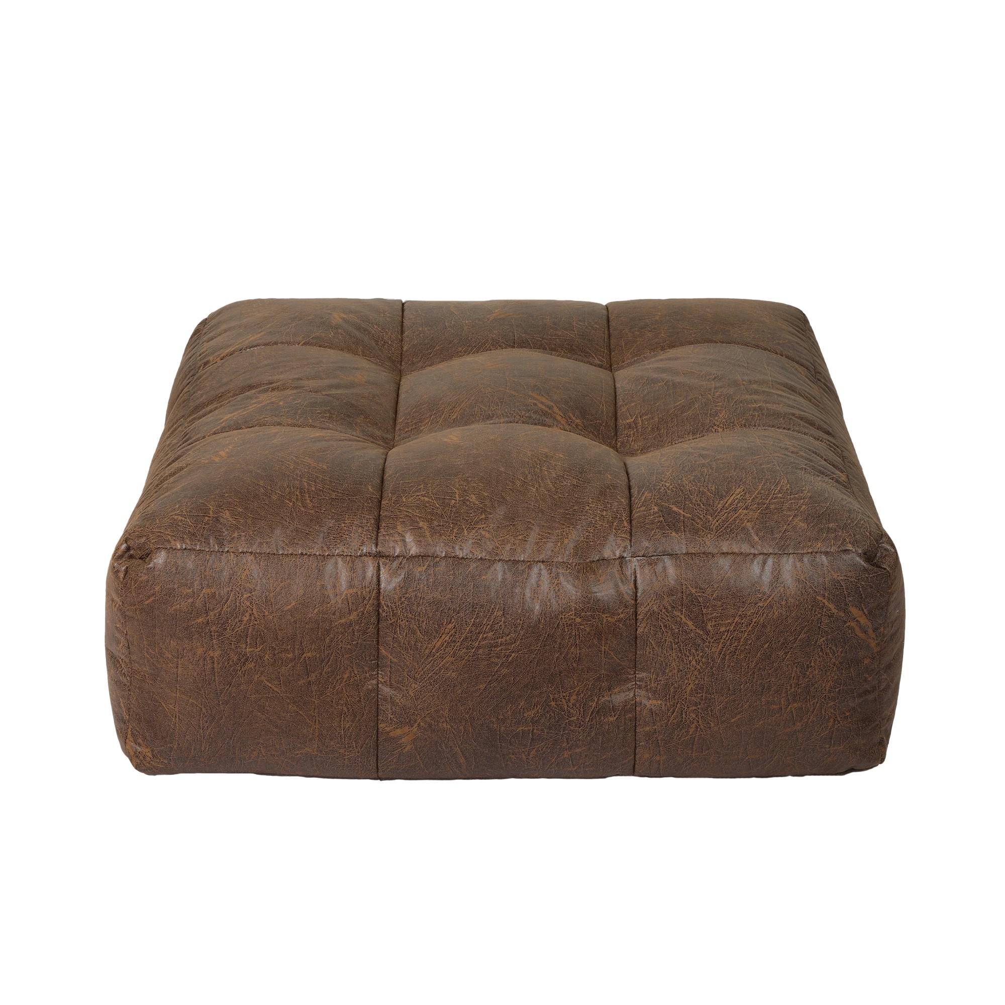 2 Marlow Bean Bag PU Cover Only - Brown, 2 of 6