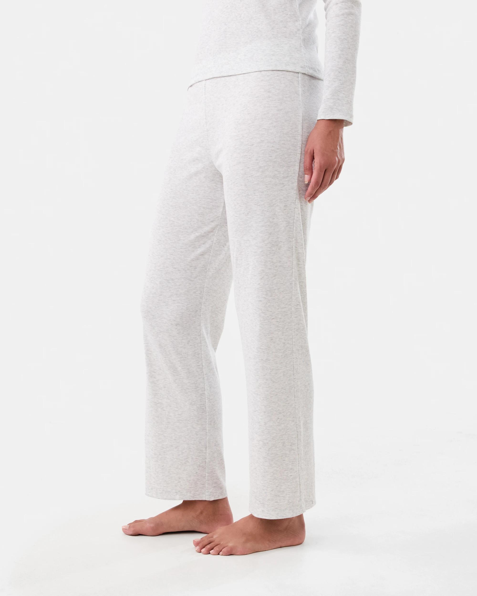 2 Comfort Rib Pants Wht Marle, 2 of 5