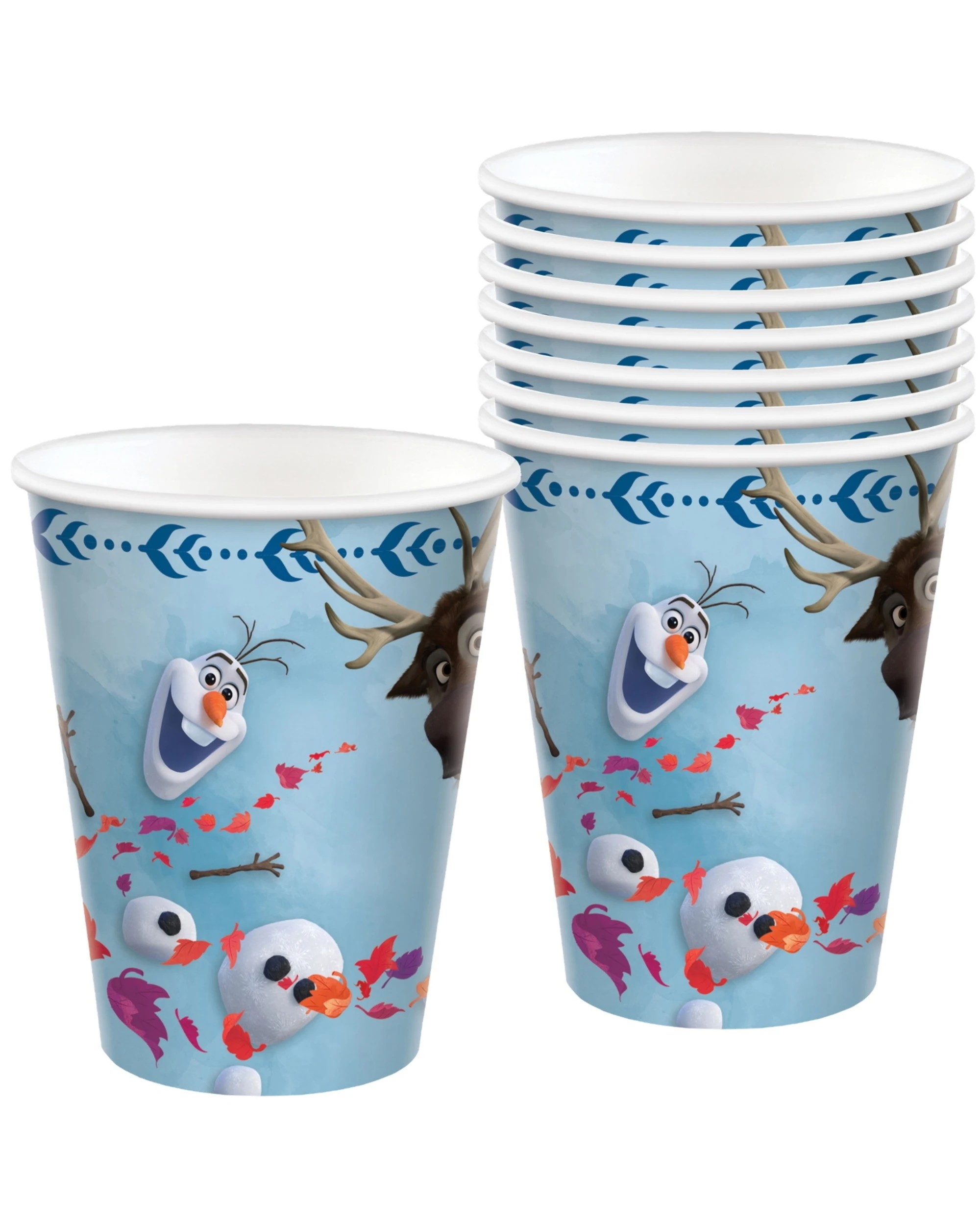 1 Disney Frozen 2 Olaf Paper Cups Pack of 8, 1 of 3