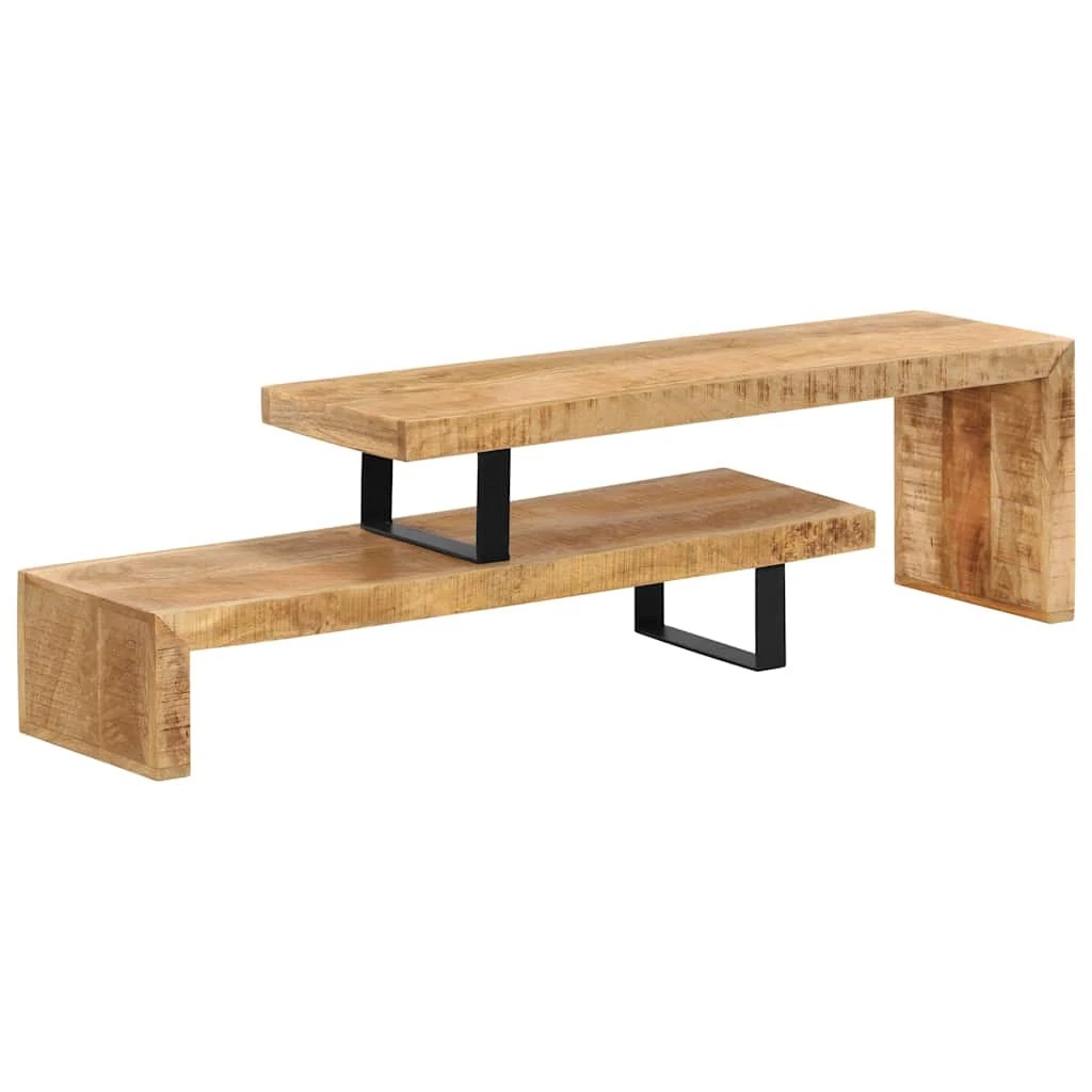 9 Vidaxl Tv Stand Solid Mango Wood - Brown, 9 of 10