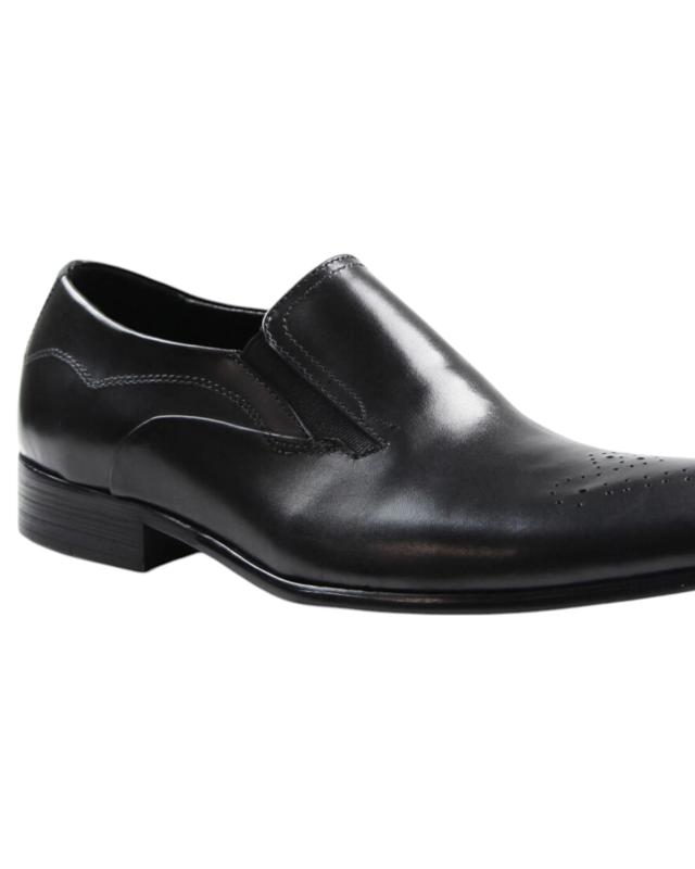 Zasel Mens Christian Leather Slip On Work Formal S
