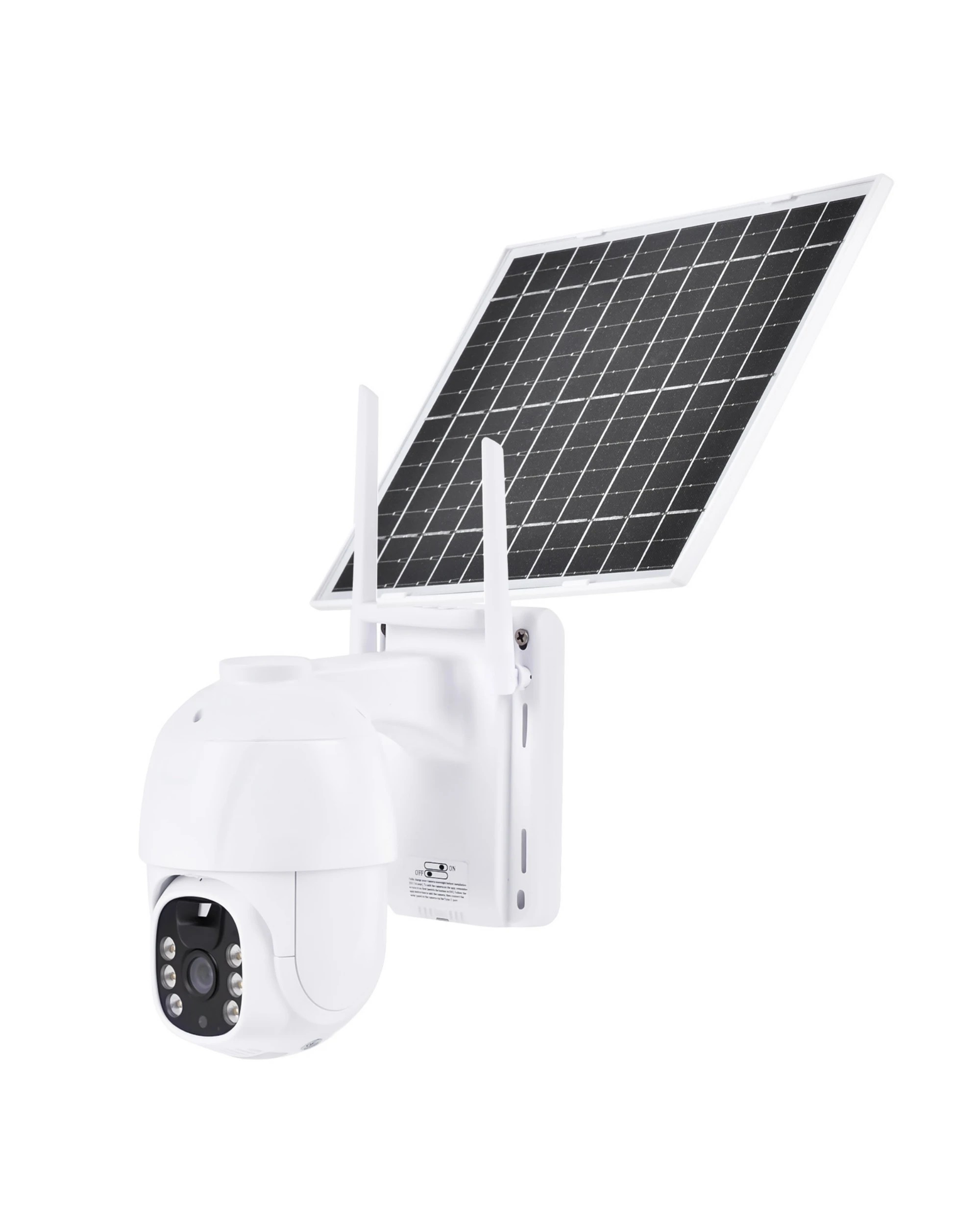 2 Advwin 4G LTE Solar Security Camera Outdoor No WiFi Cam Colour Night Vision - White, 2 of 6