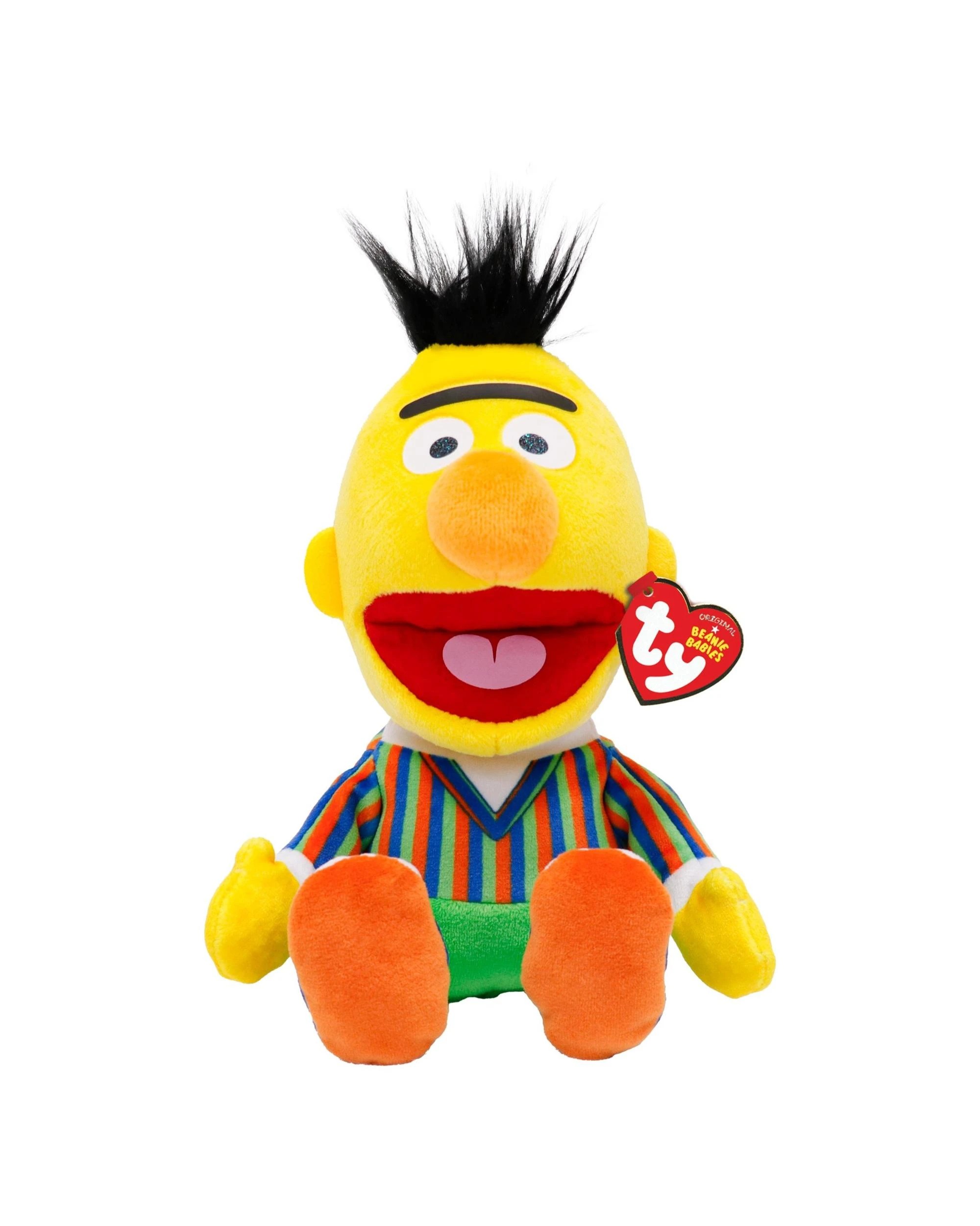 1 TY Beanie Babies Regular Sesame Street Bert Plush, 1 of 1